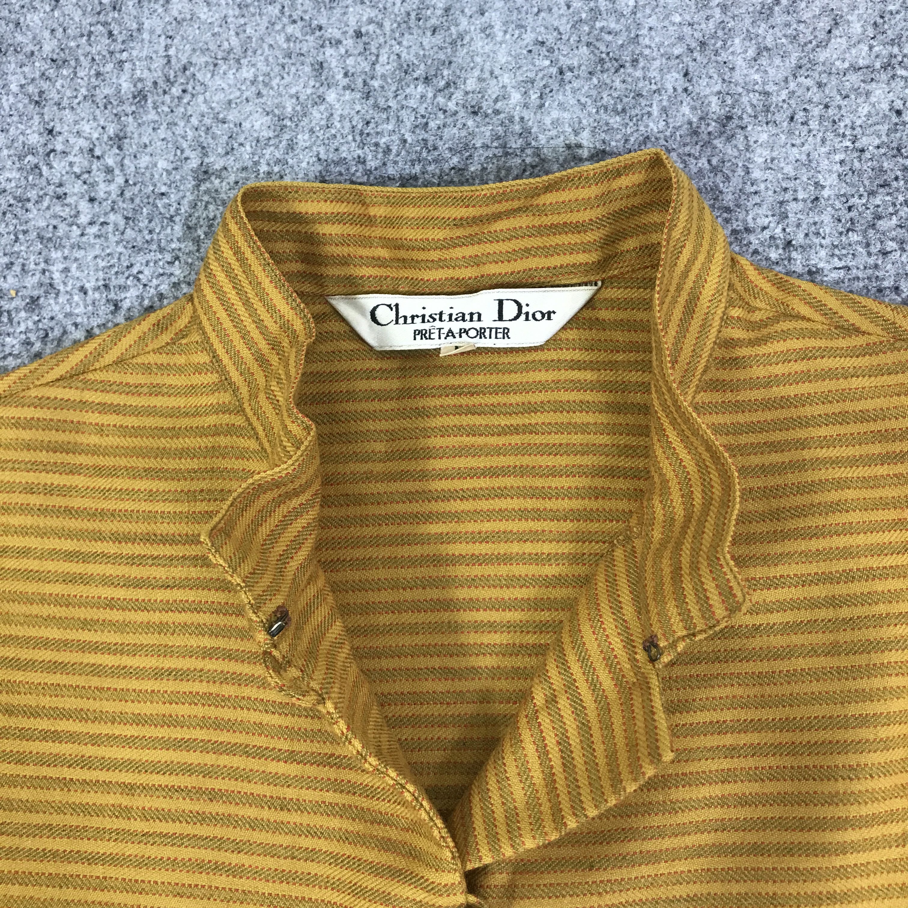 Christian Dior Monsieur CHRISTIAN DIOR STRIPED BUTTON UP JACKET K107B11 Size US M / EU 48-50 / 2 - 8 Thumbnail