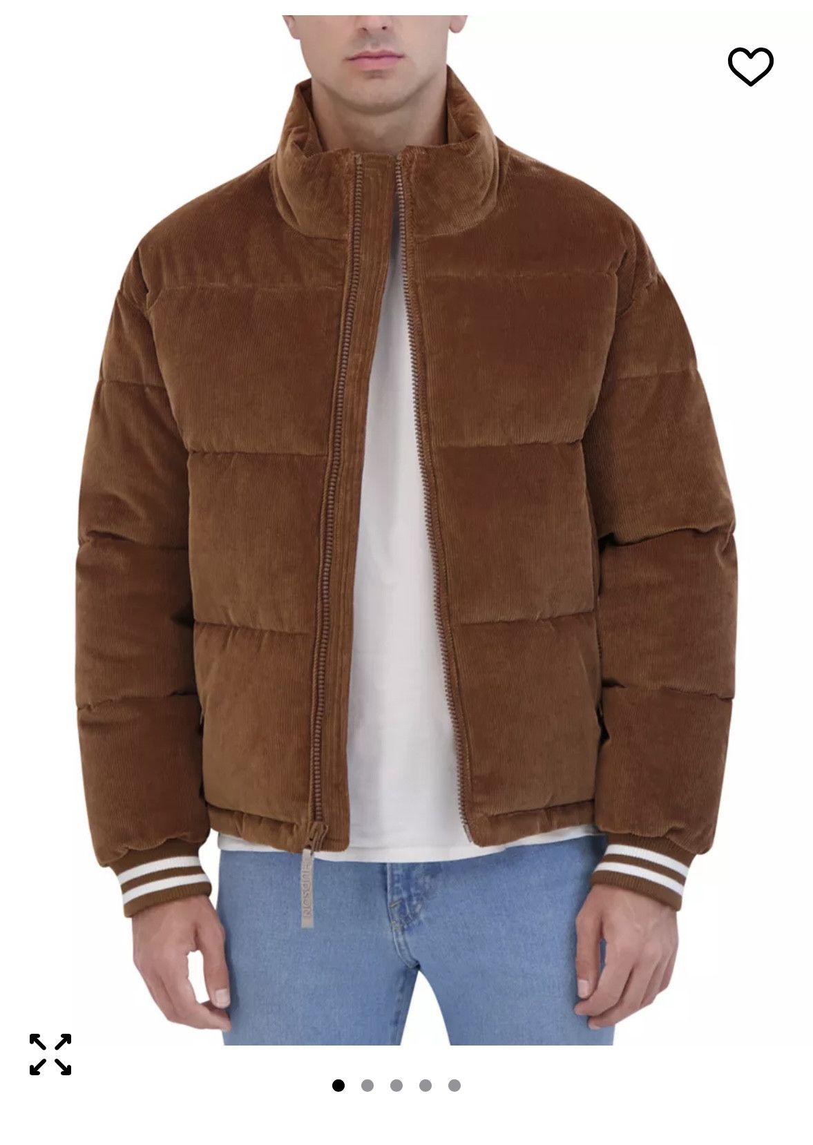 Hudson Hudson Corduroy Puffer Jacket Size US M / EU 48-50 / 2 - 1 Thumbnail