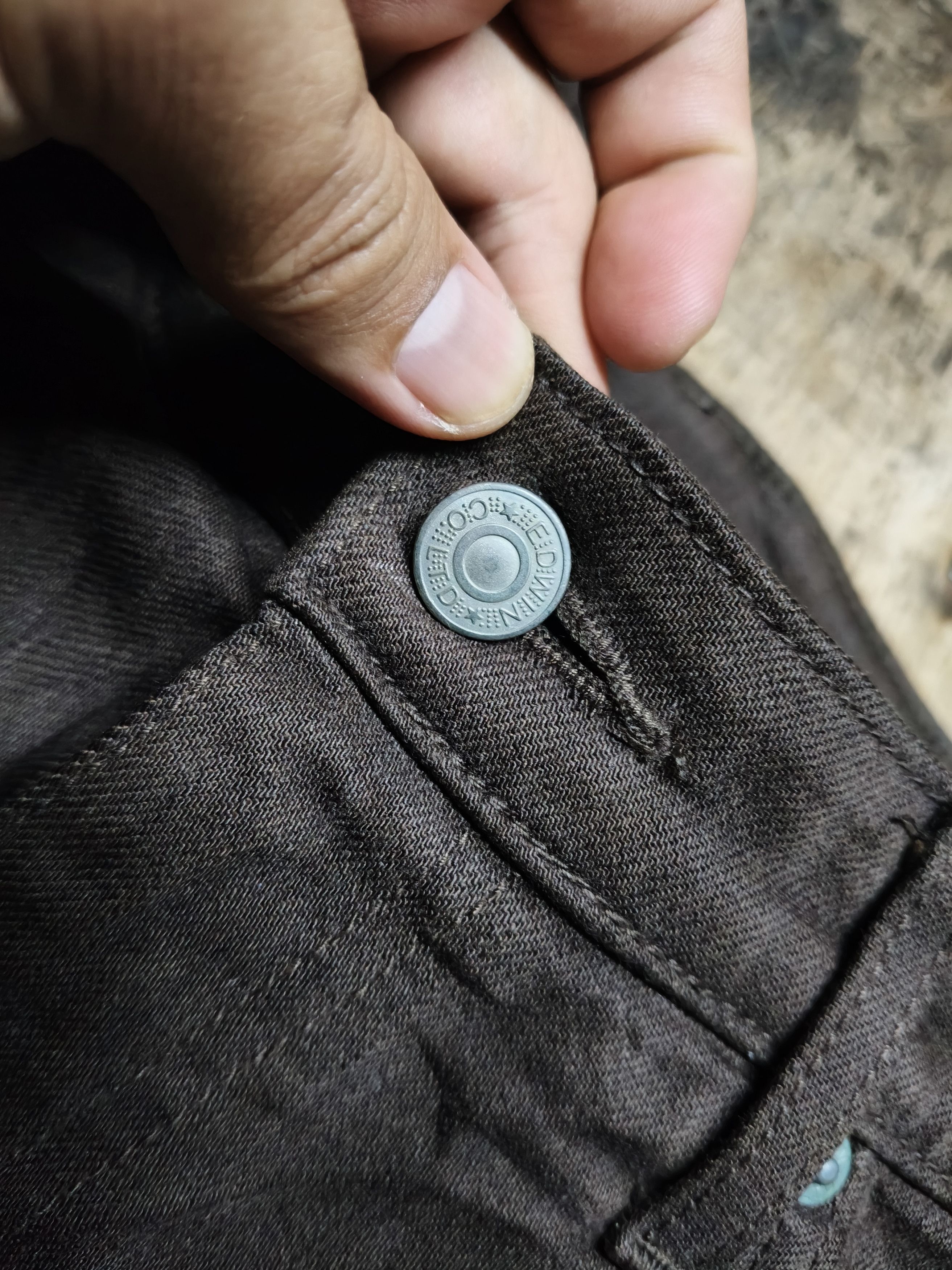 Edwin Edwin Denim Soft Flex Brown Pants Size US 33 - 5 Thumbnail