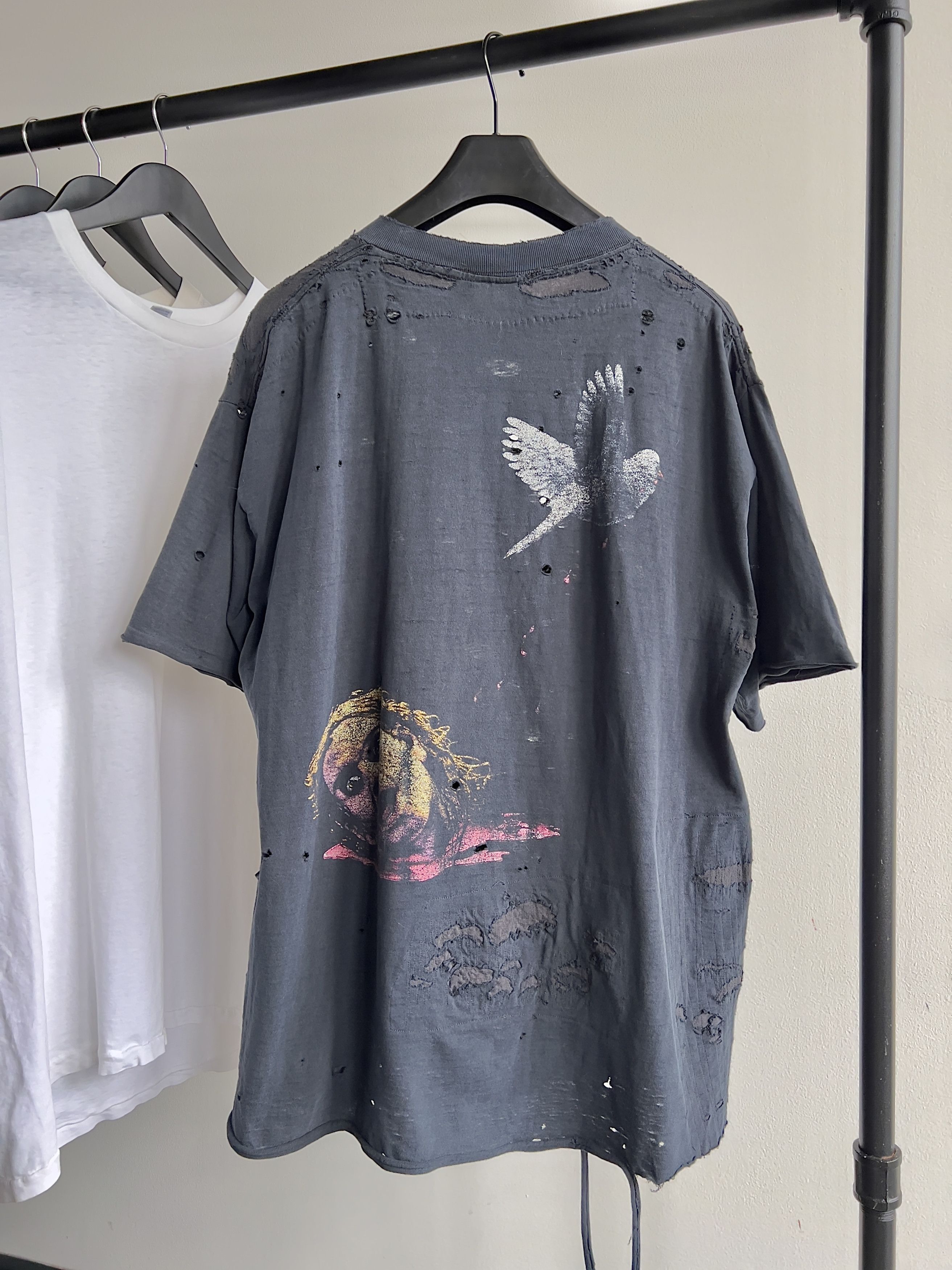 Band Tees Vintage Perfectly Thrashed 90s Ozzy Osbourne Revenge Tee Size US XL / EU 56 / 4 - 3 Thumbnail