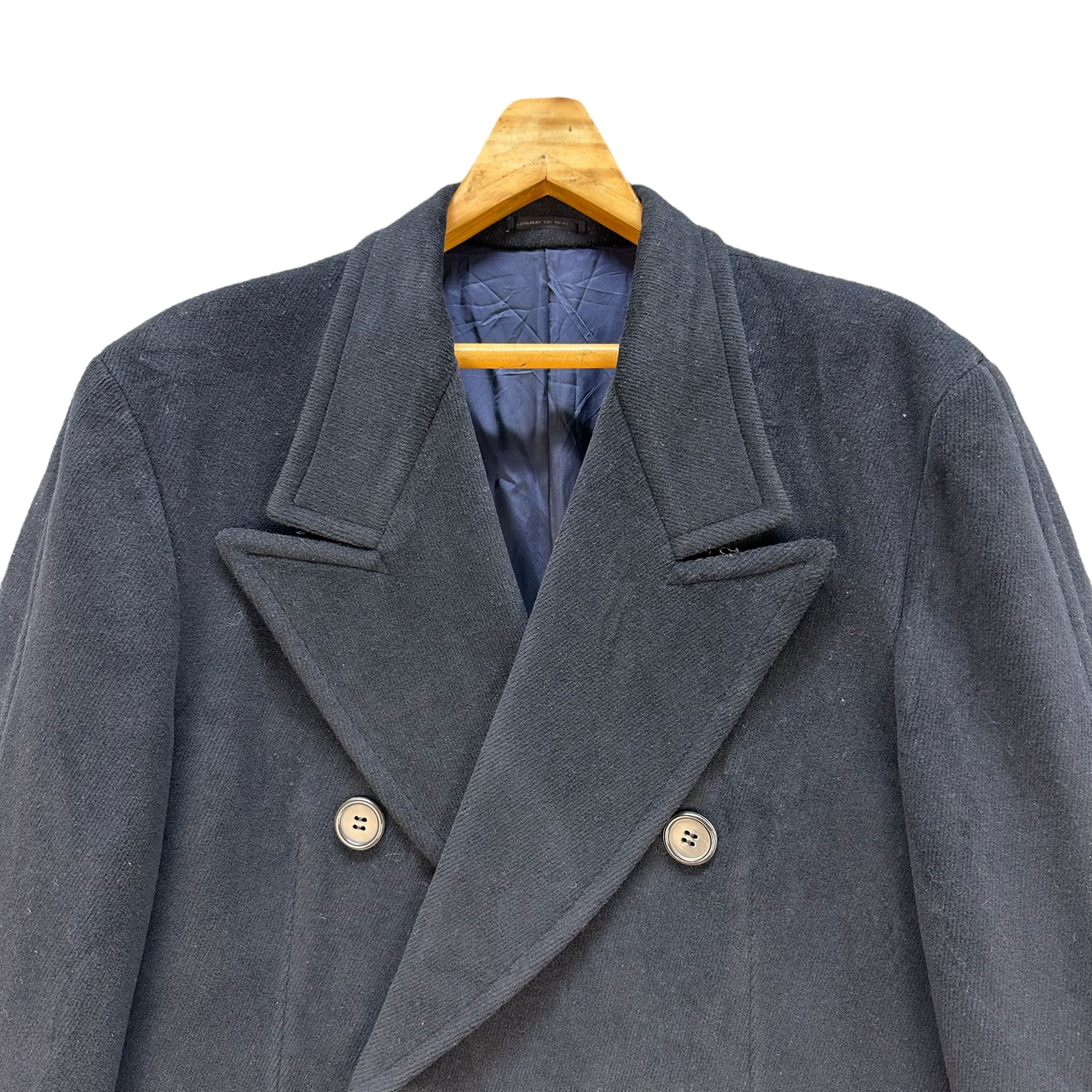 Japanese Brand HOMME DE NUIT Tokio Kumagai Double Breast Long Coat A64-1546 Size US L / EU 52-54 / 3 - 2 Thumbnail
