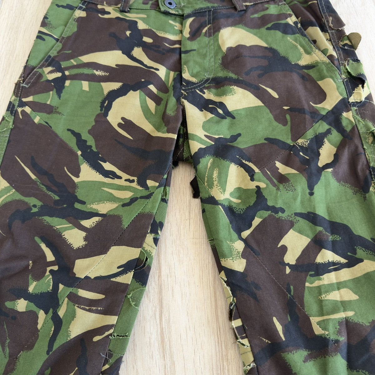 Griffin Blade Cut Distressed British Camo Pants Size US 30 / EU 46 - 3 Thumbnail