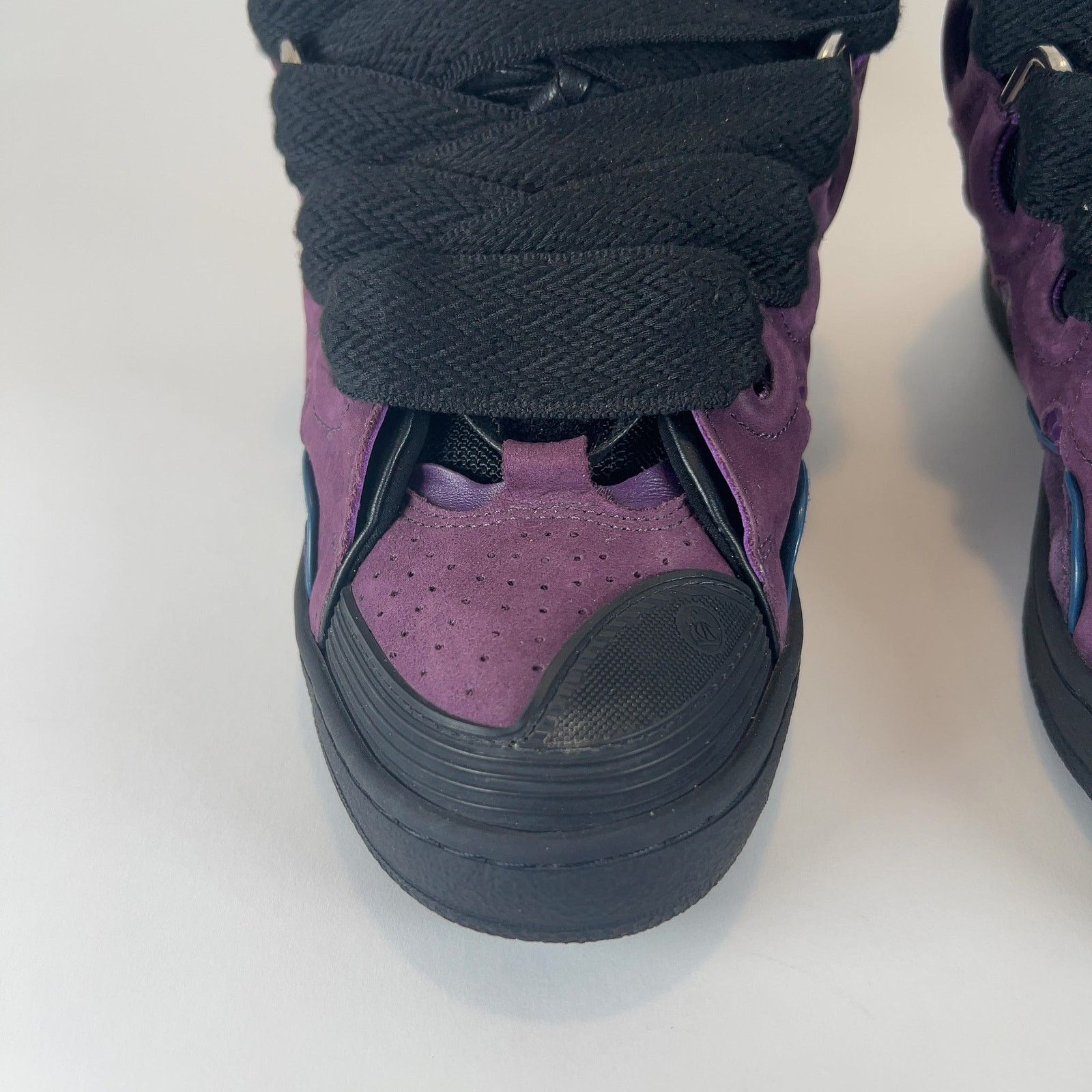 Lanvin Lanvin 'Curb' Suede Low-Top Sneakers Size US 7 / EU 40 - 3 Thumbnail