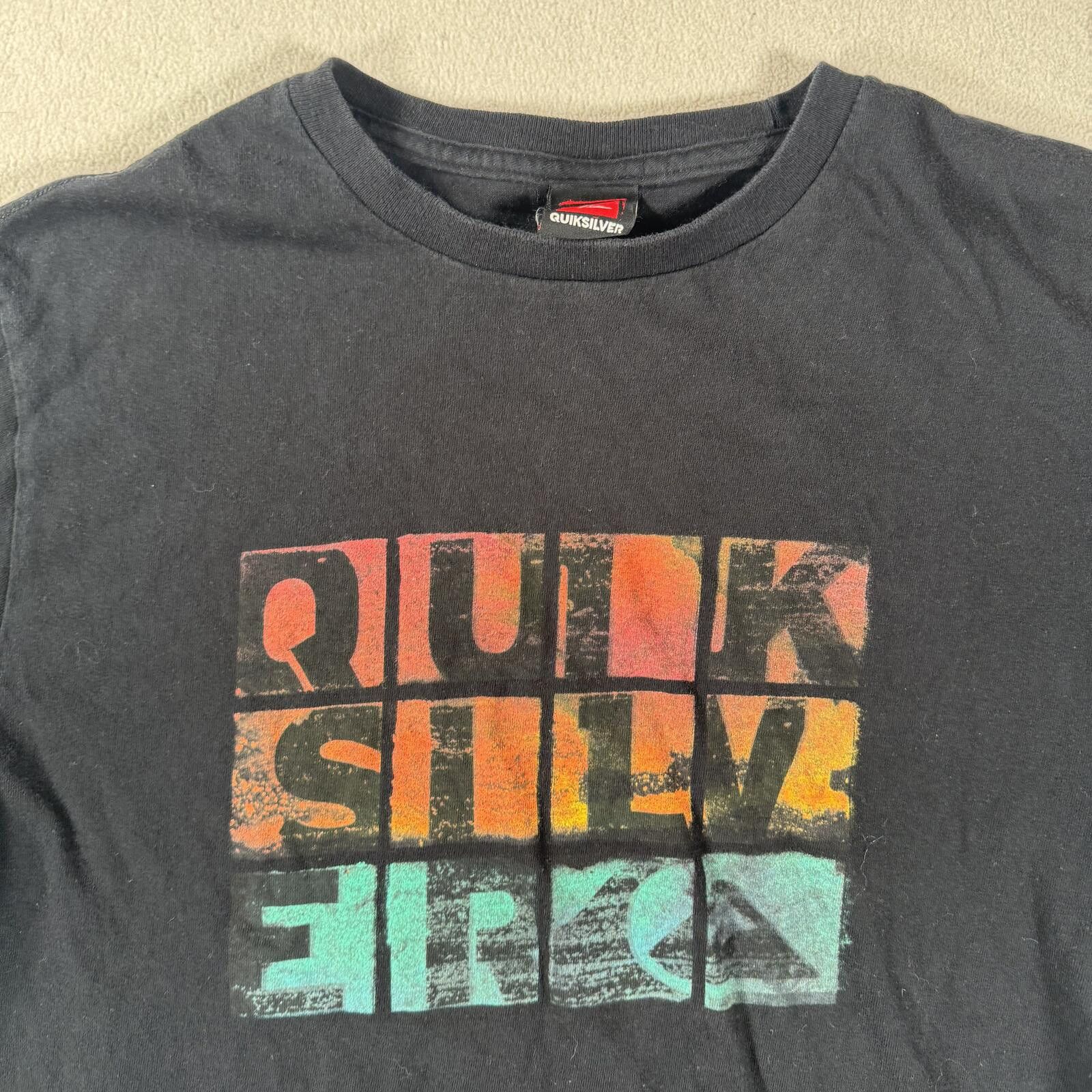 Quicksilver Y2K Quicksilver Surfing Block Spellout Tee Size US M / EU 48-50 / 2 - 6 Thumbnail
