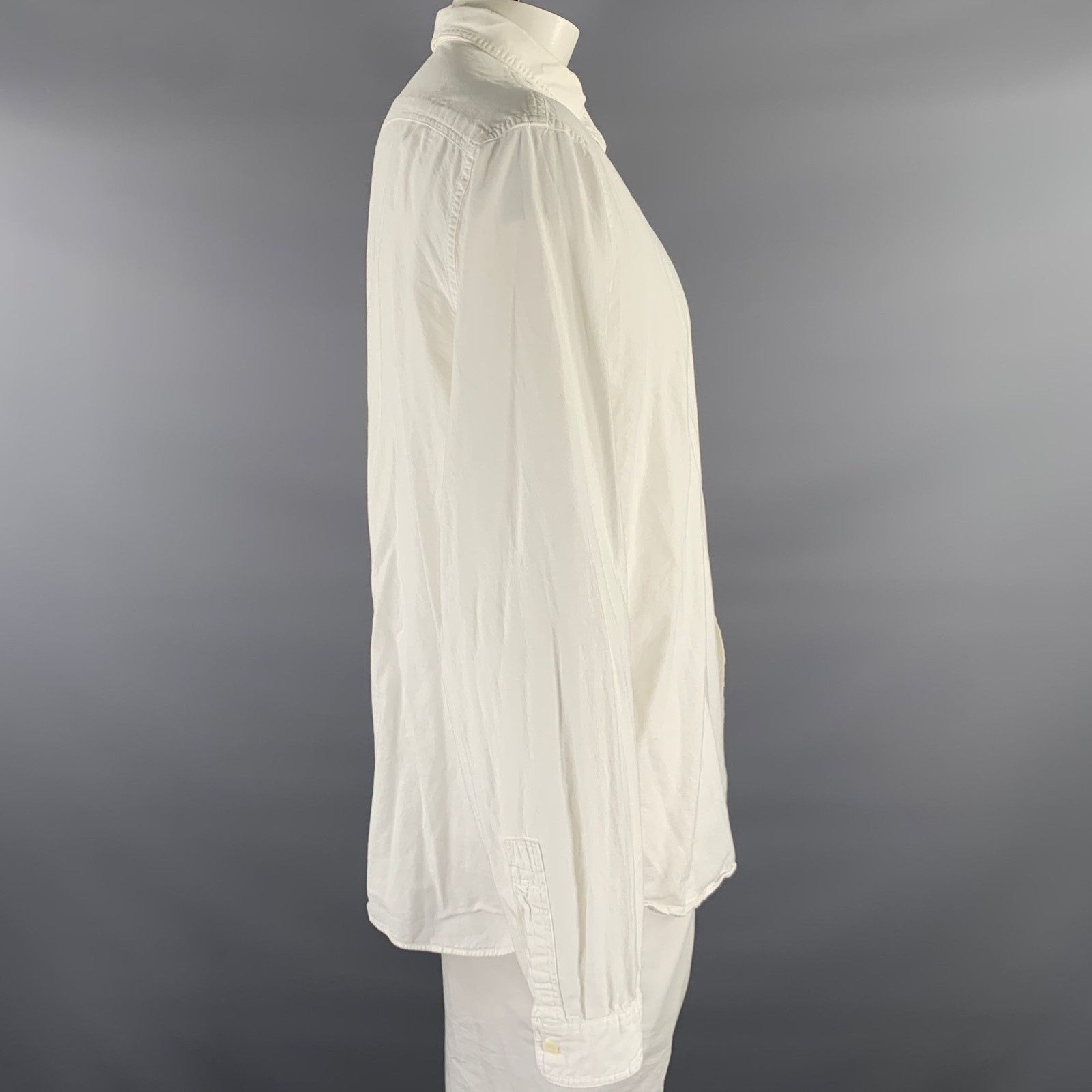 Polo Ralph Lauren POLO by RALPH LAUREN Size XXL White Cotton Long Sleeve Shirt Size US XXL / EU 58 / 5 - 3 Thumbnail