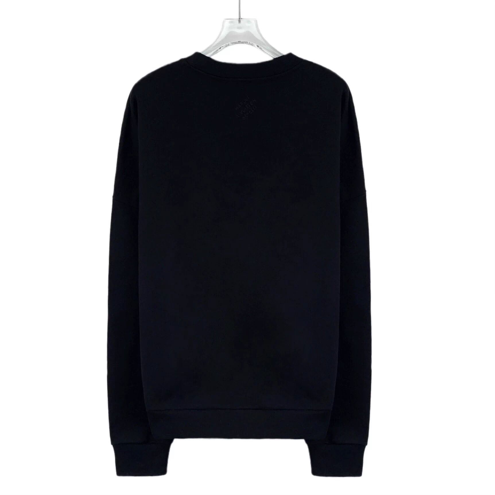 Louis Vuitton Louis Vuitton Black Logo Beaded Cotton Sweatshirt S Size US S / EU 44-46 / 1 - 2 Thumbnail