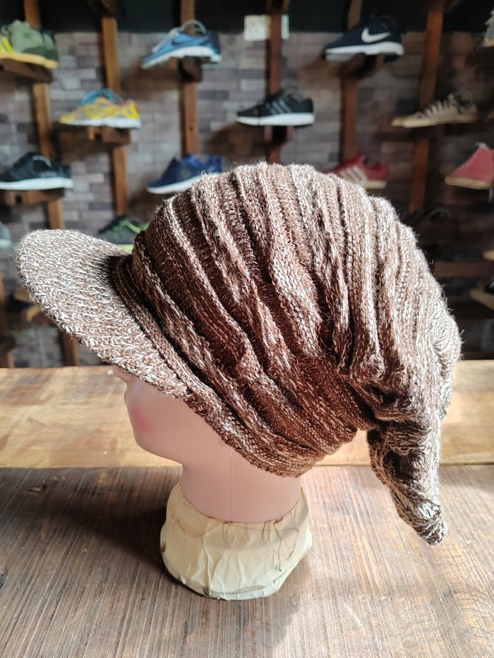 If Six Was Nine Vintage Japanese Style Crochet Big Beanie Snowcap Size ONE SIZE - 1 Thumbnail