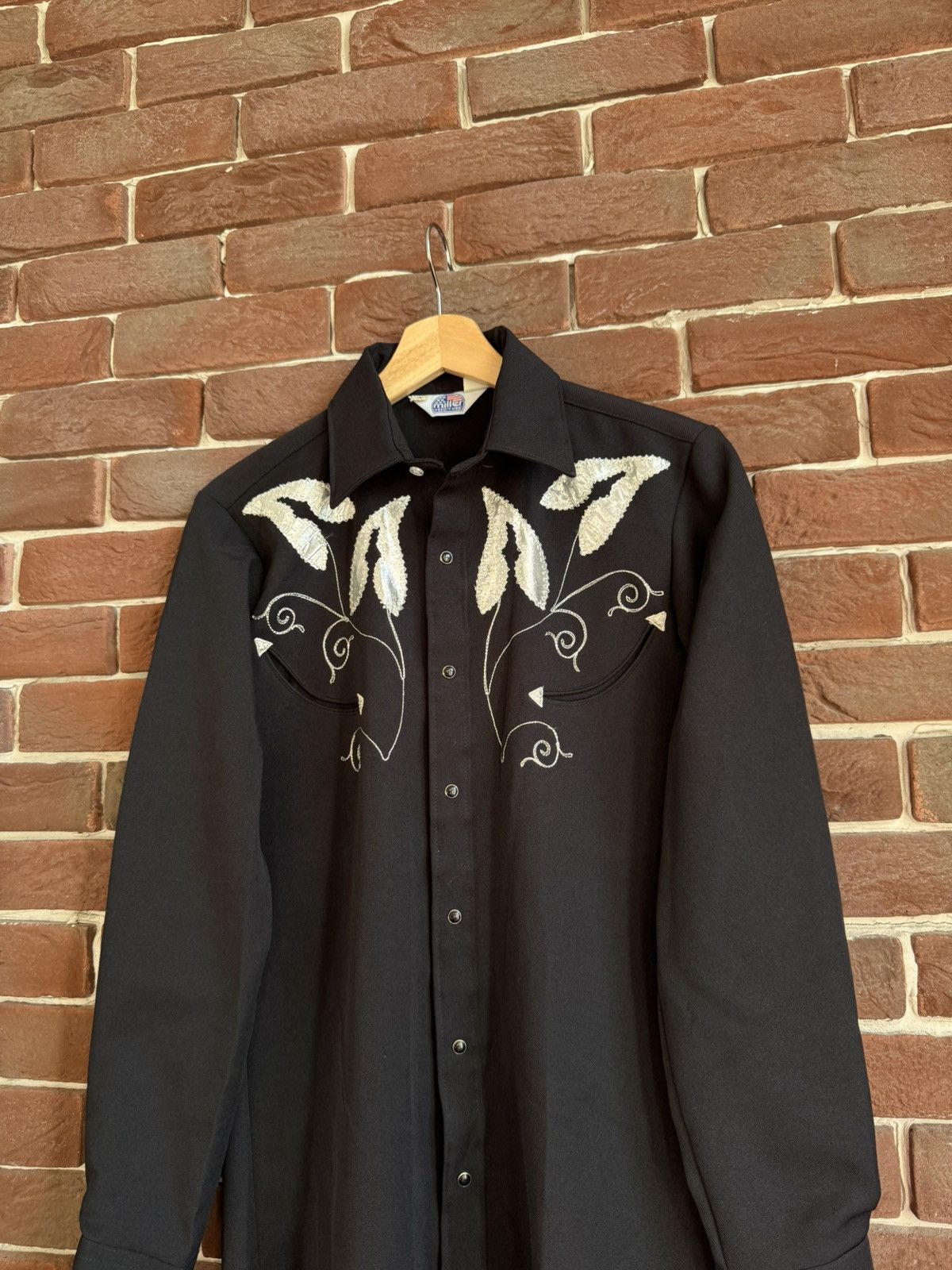 Other Vintage 80s Miller Cowboy Western Button Up Shirt Hype Rare Size US S / EU 44-46 / 1 - 4 Thumbnail