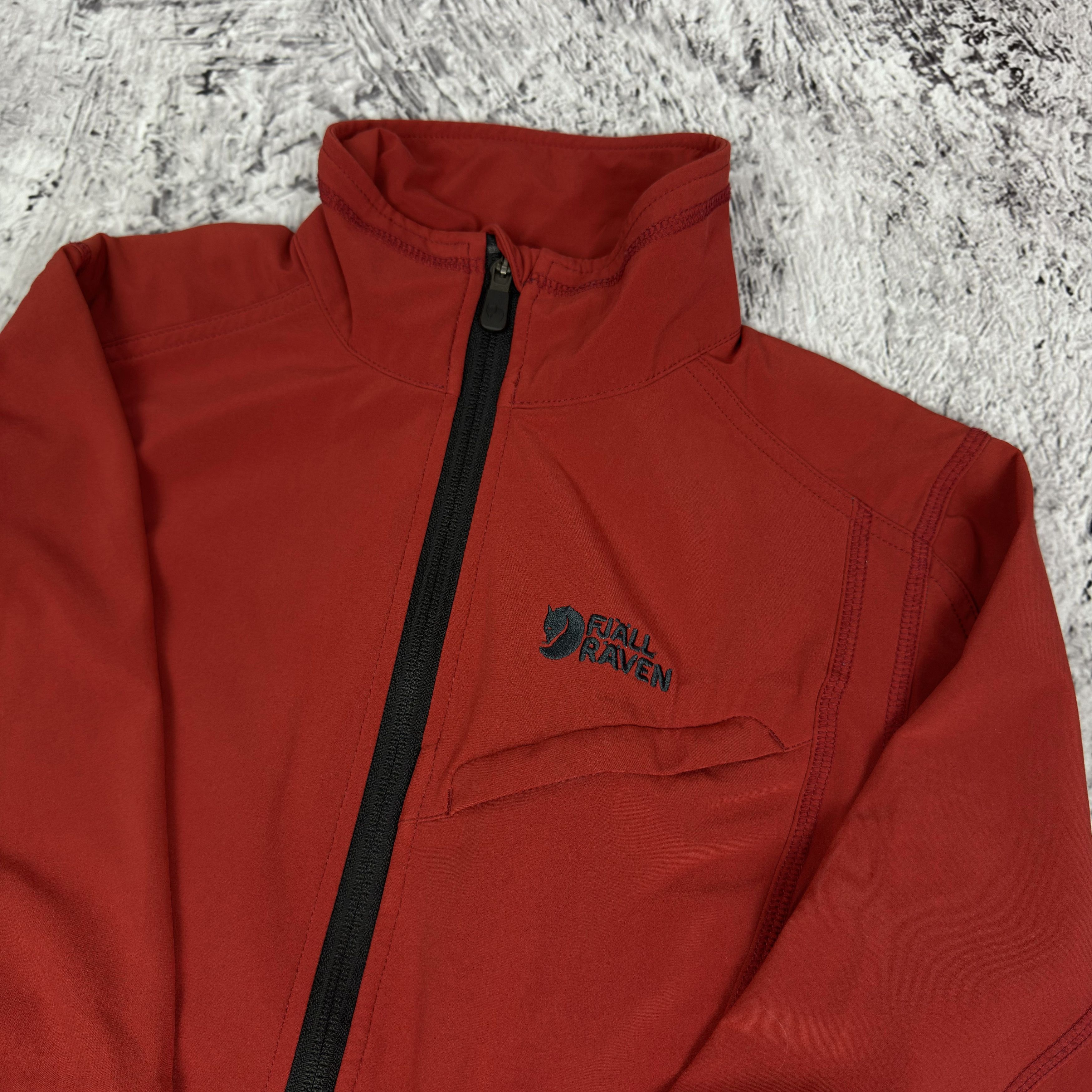 Fjallraven Fjällräven Women's Red Softshell Gorpcore Full Zip Jacket XS Size XS / US 0-2 / IT 36-38 - 4 Thumbnail
