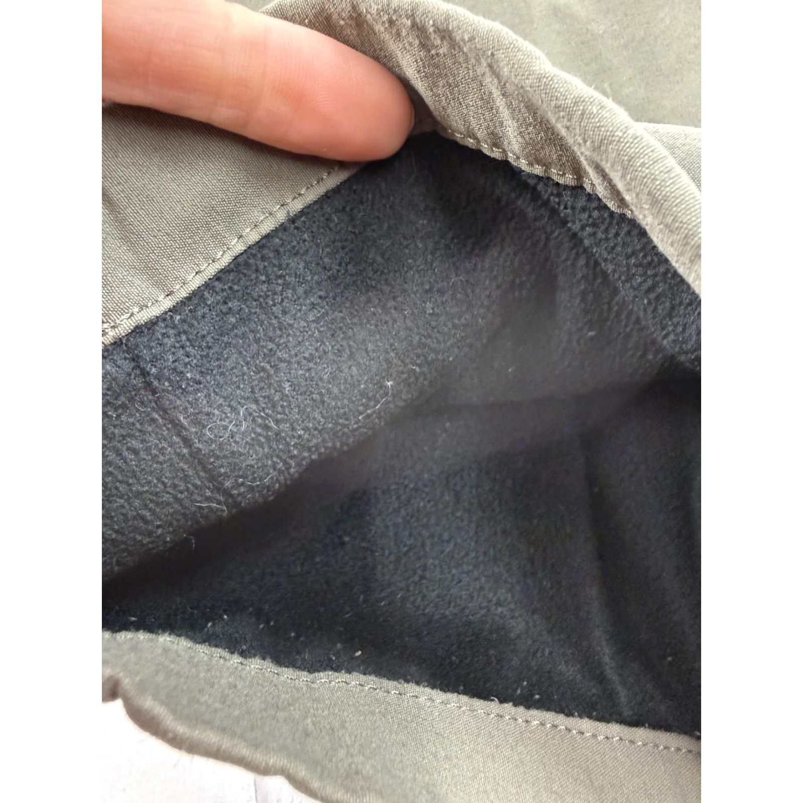 Eddie Bauer Eddie Bauer Mens Fleece Lined Tech Pant Pants 34x31 Green Zip Pocket Hiking Thermal Insulated Pockets Size US 34 / EU 50 - 3 Thumbnail