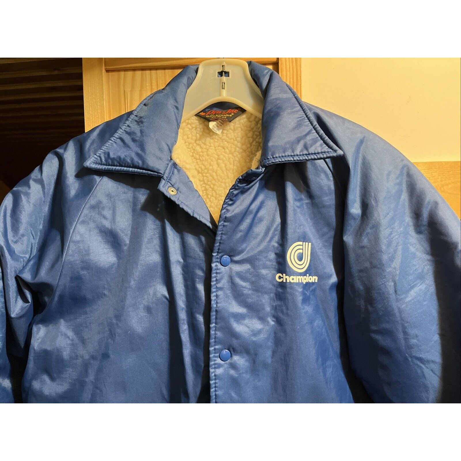 Dunbrooke VTG Dunbrooke Jacket Mens 0-M-42 Blue Champion Sherpa Button Size US M / EU 48-50 / 2 - 5 Thumbnail