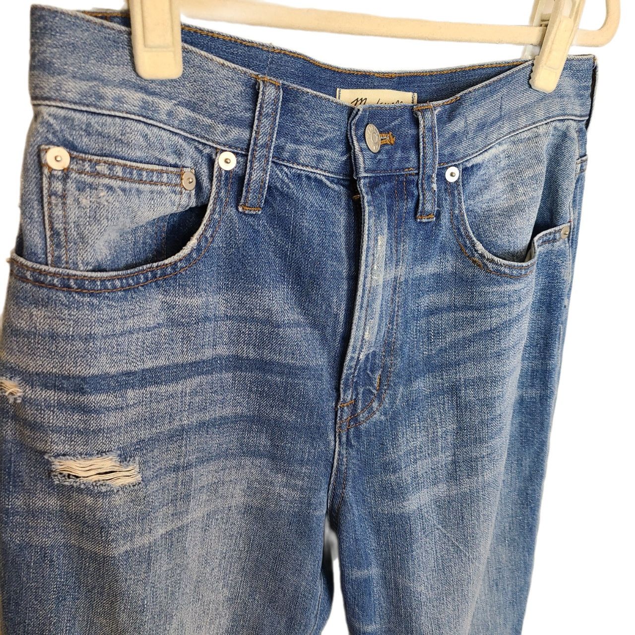 Madewell Madewell Womens The Perfect Vintage Jean Size 27 Distressed Size 29" - 4 Thumbnail
