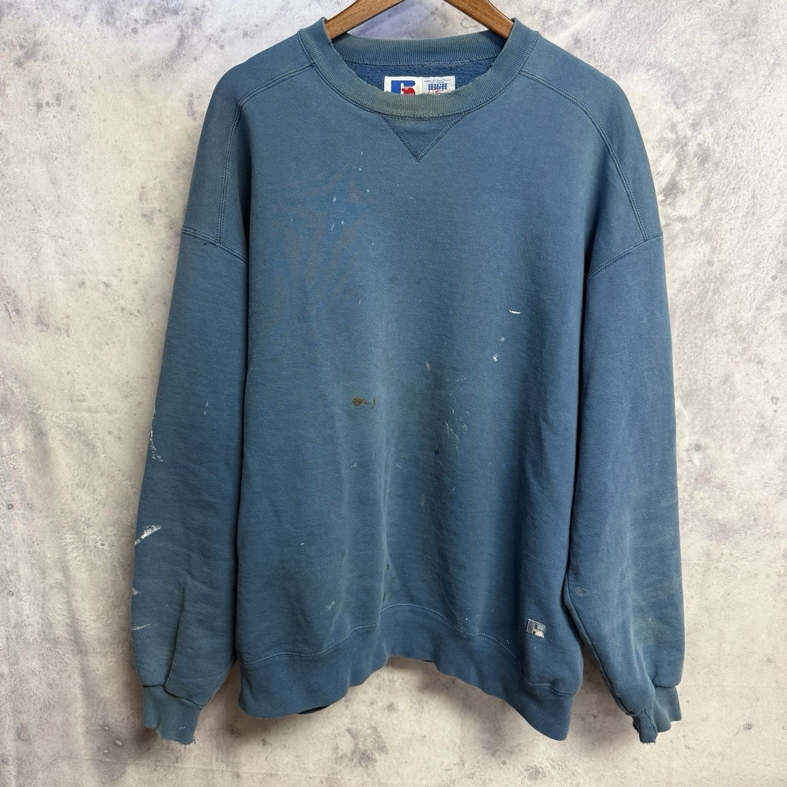 Russell Athletic Vintage Russell Athletic High Cotton Crew Neck Sweatshirt Size US XXL / EU 58 / 5 - 1 Thumbnail