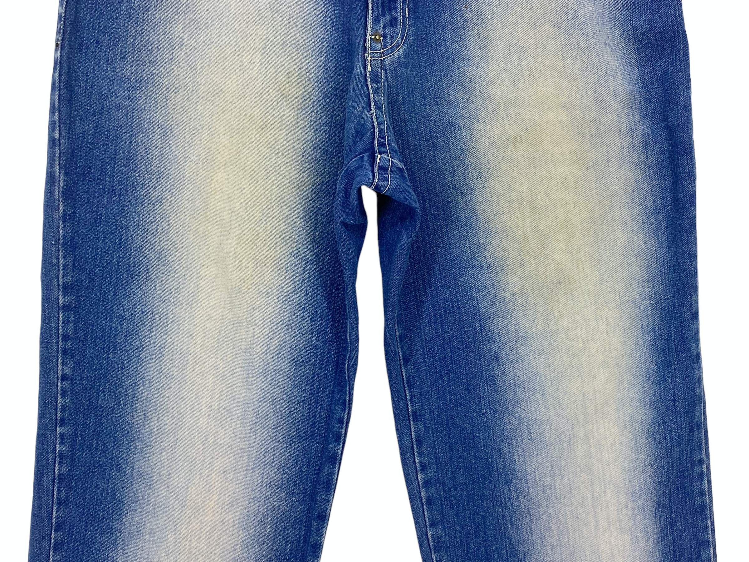 Japanese Brand Raw Blue Baggy Jeans Jeans Hip Hop Denim Size US 38 / EU 54 - 4 Thumbnail