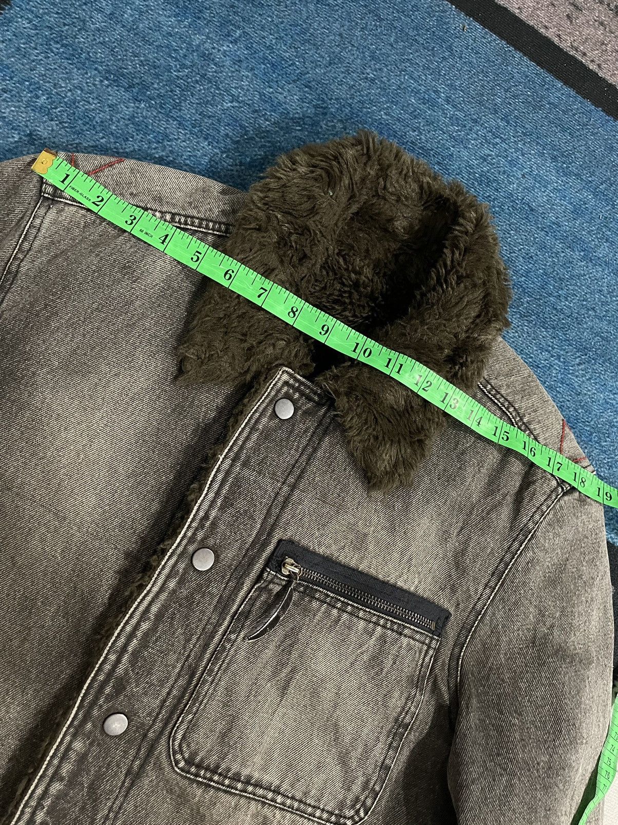 PPFM PPFM Faux Fur Denim Jacket Size US M / EU 48-50 / 2 - 18 Thumbnail