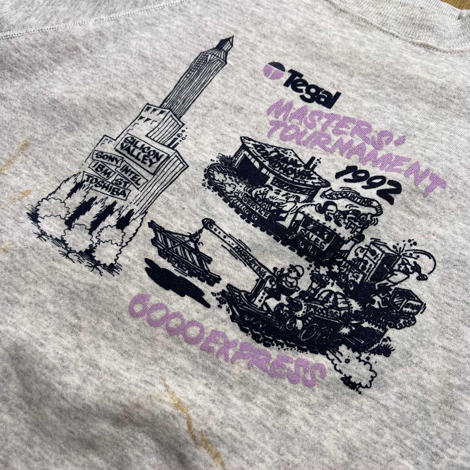 Hanes Vintage 90s Tegel Masters Tournament Sweatshirt USA XL Tech Size US XL / EU 56 / 4 - 8 Thumbnail