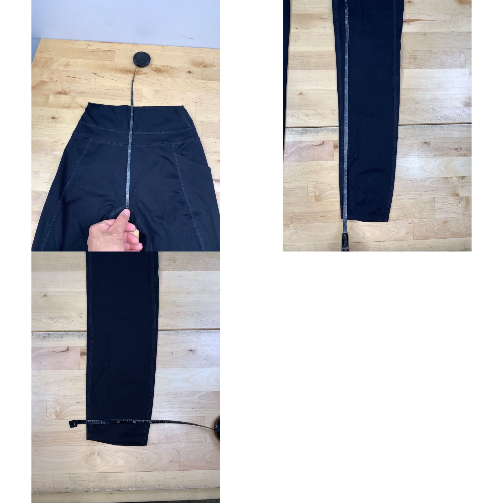 Vintage VINTAGE Alphalite Alphalux Leggings Womens XS Black Activewear Gym Training Size 26" / US 2 / IT 38 - 8 Thumbnail