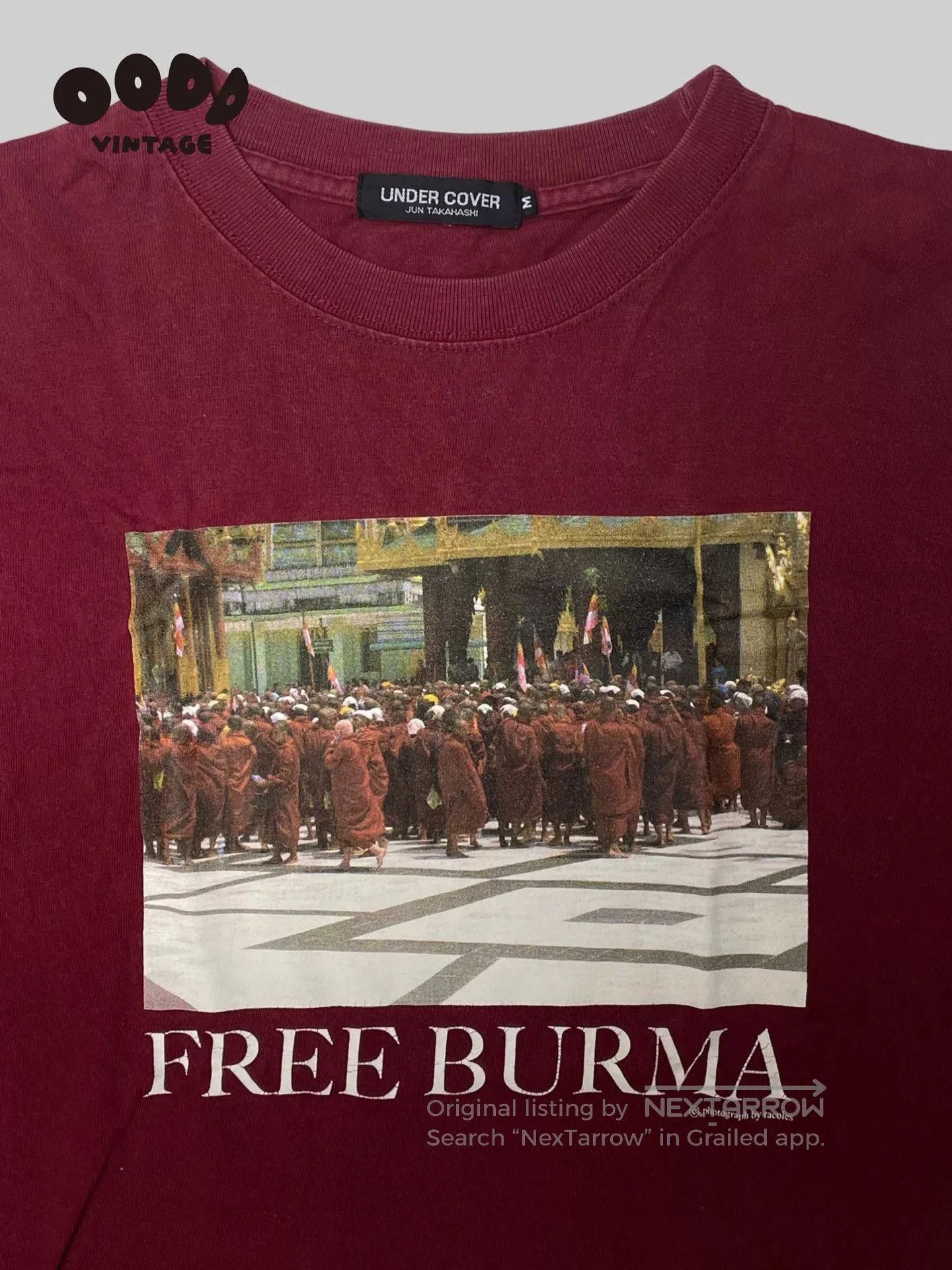 Undercover UNDERCOVER 2007 Free Burma T-Shirt. Size US M / EU 48-50 / 2 - 3 Thumbnail