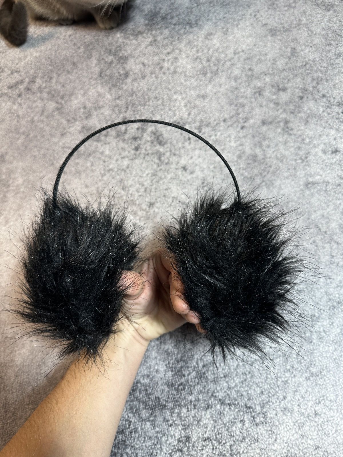 Other Y2K Vintage Fur Ears Streetwear Alt Hat Rare Opium USA Size ONE SIZE - 3 Thumbnail