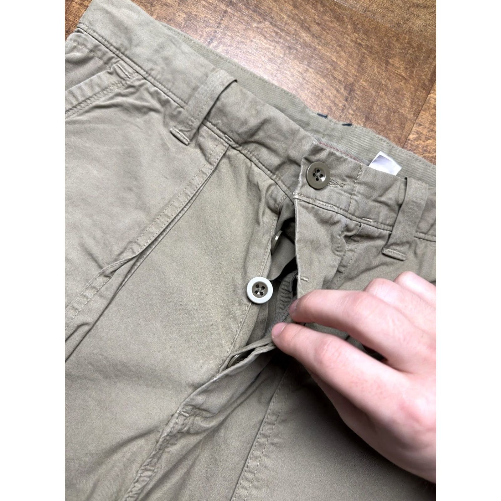 Gap NWT Gap Vintage Y2K Green Military Paratrooper Baggy Pants Mens Size 32 Size US 32 / EU 48 - 5 Thumbnail