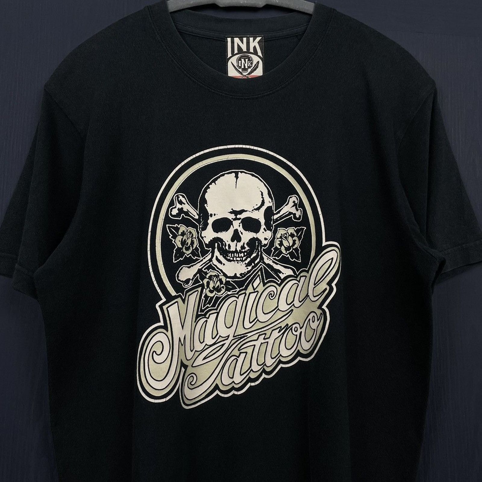 Japanese Brand × Magical Design × Vintage 🇯🇵’90s MAGICAL DESIGN Skull T Size US M / EU 48-50 / 2 - 2 Thumbnail
