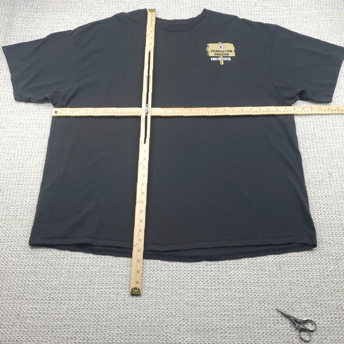 Pendleton VINTAGE Cabbage Hill Trucker Shirt Mens 3XL Black USA Truck Driver Graphic Tee Size US XXL / EU 58 / 5 - 7 Thumbnail