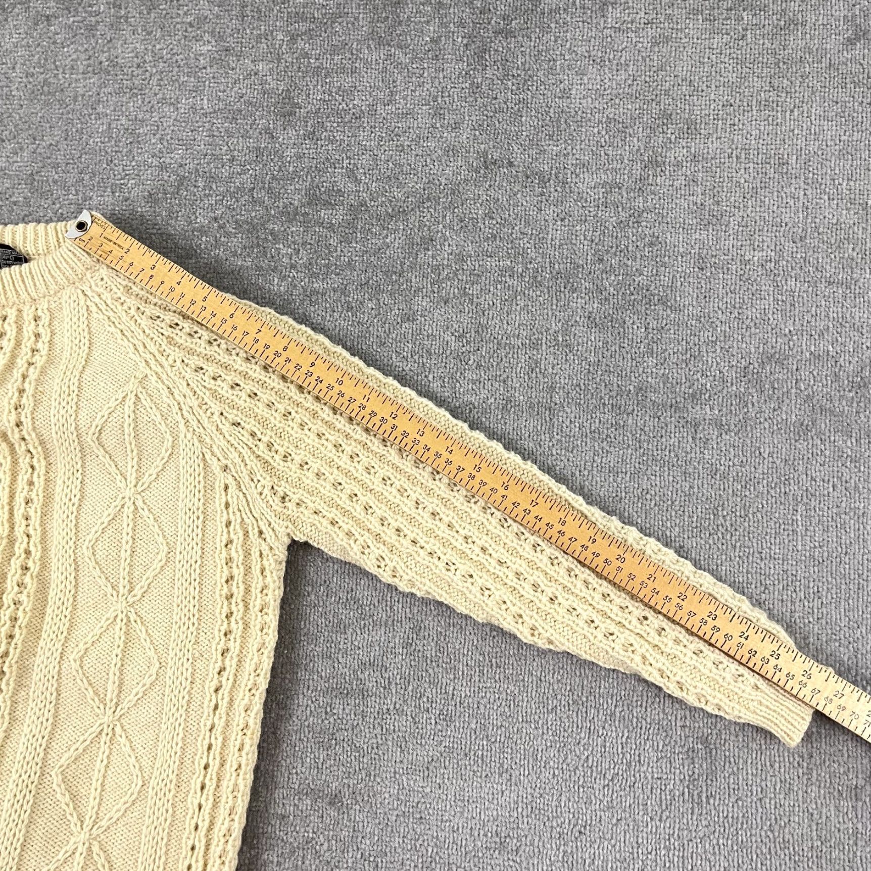 Vintage Gaeltarra Womens Sweater Crew Neck Knit Pullover Medium Fall Winter Brown Fisherman Vintage Classic Size S / US 4 / IT 40 - 5 Thumbnail