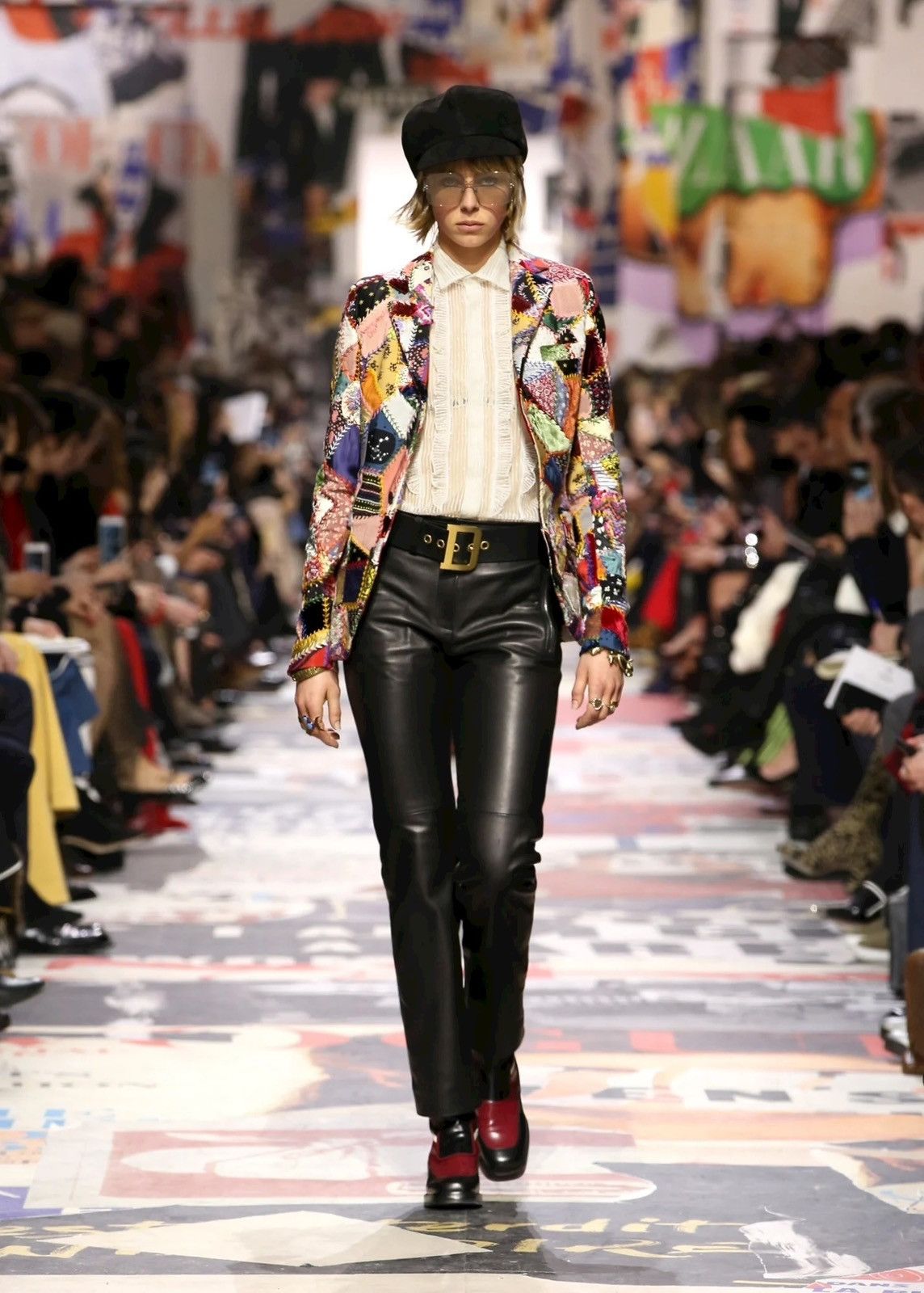 Dior Christian Dior 18AW Maria Grazia Chiuri Patchwork Jacket Size M / US 6-8 / IT 42-44 - 2 Thumbnail