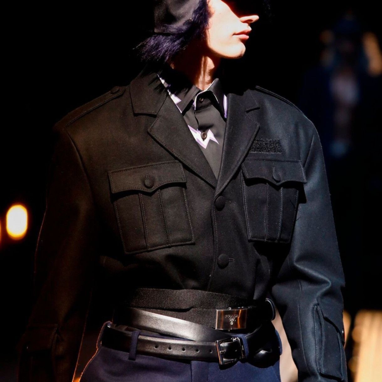 Prada Prada runway nylon double belt 190cm Size 34 - 9 Thumbnail