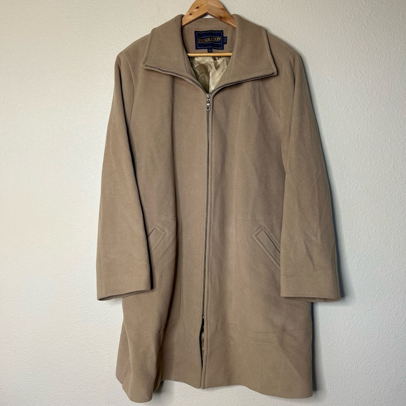 Pendleton Pendleton Coat Vintage Wool Nylon Cashmere Tan Career Sz 16W Size XXL / US 16-18 / IT 52-54 - 10 Thumbnail
