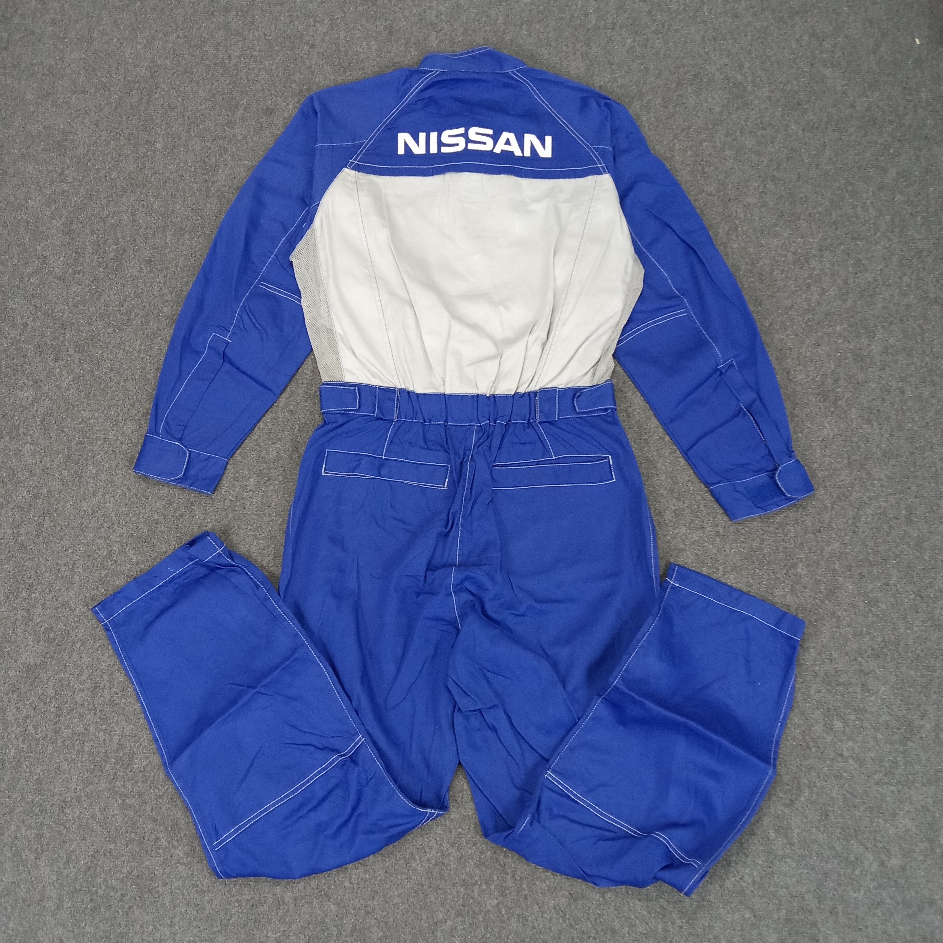 Japanese Brand × Vintage Nissan Japanese Racing Team Coverall Jacket Size US M / EU 48-50 / 2 - 1 Thumbnail