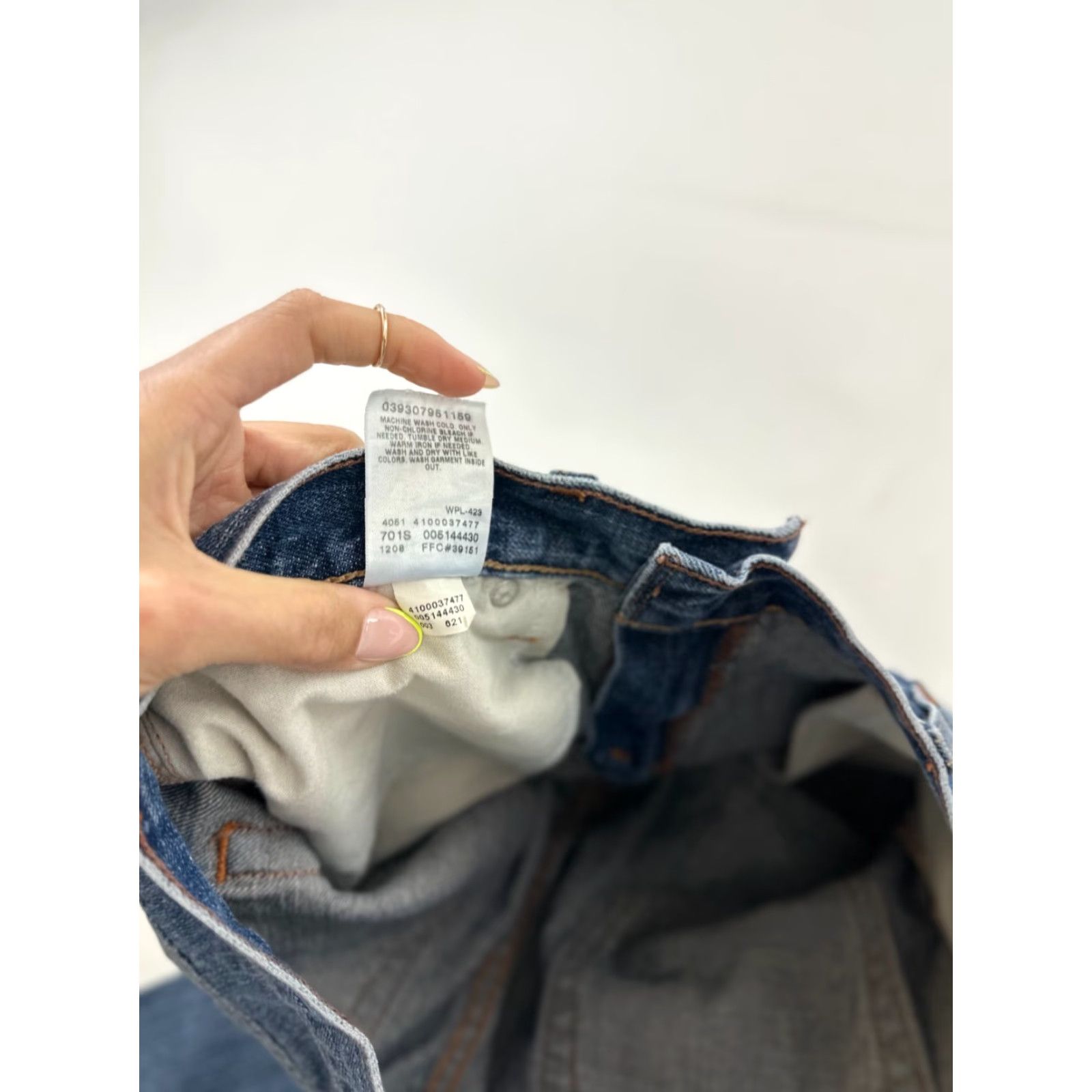 Levi's Levi’s 514 Jeans Mens 32x30 Blue Denim Mid Rise Slim Straight Leg Preppy Shirt Order Size US 32 / EU 48 - 5 Thumbnail