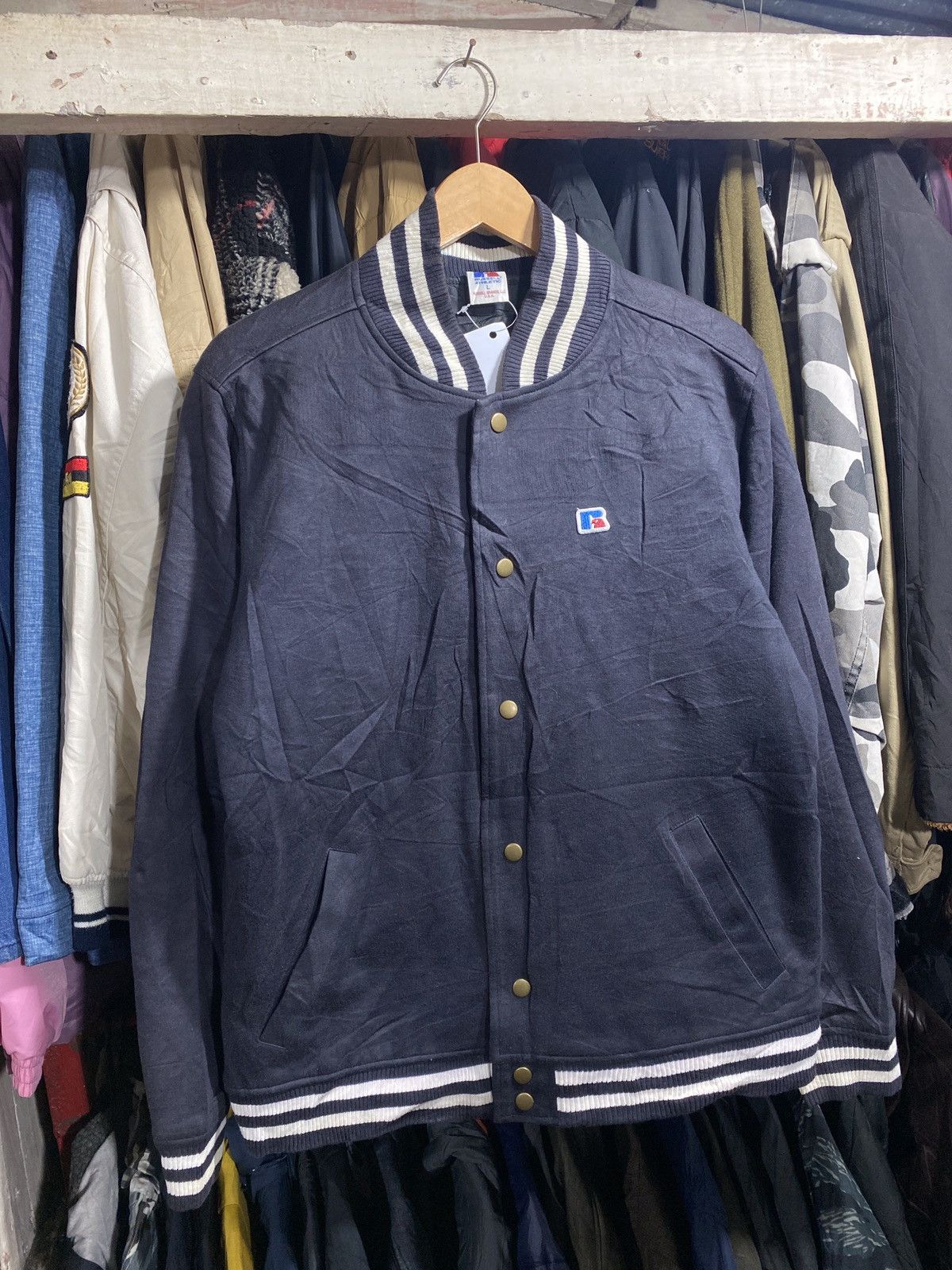 Russell Athletic × Vintage Vintage Russel Athletic Varsity Jacket Size US L / EU 52-54 / 3 - 2 Thumbnail