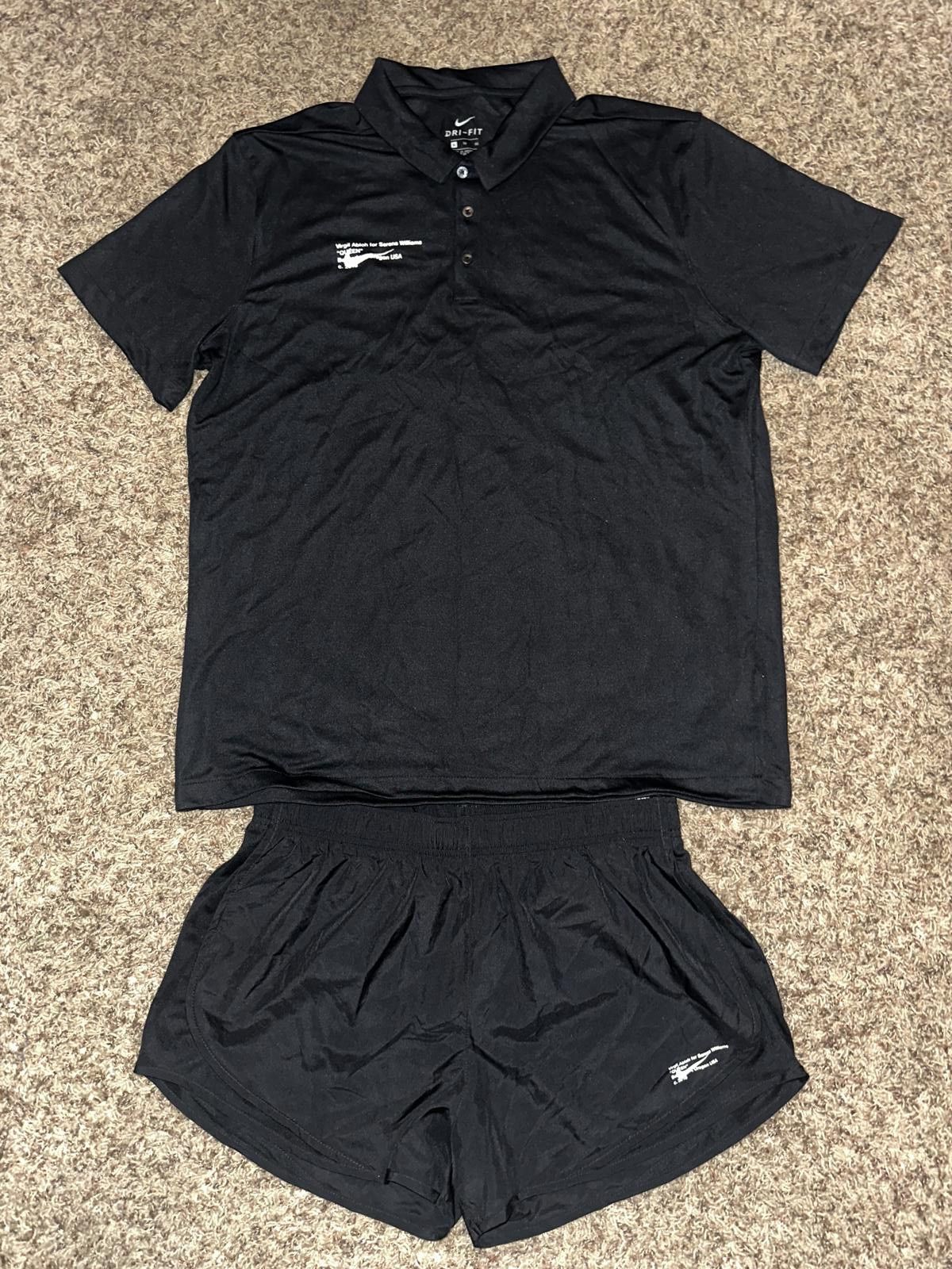 Nike Nike Women’s Off White Virgil Abloh Serena Williams Shorts And Polo Set Size XL / US 12-14 / IT 48-50 - 1 Thumbnail