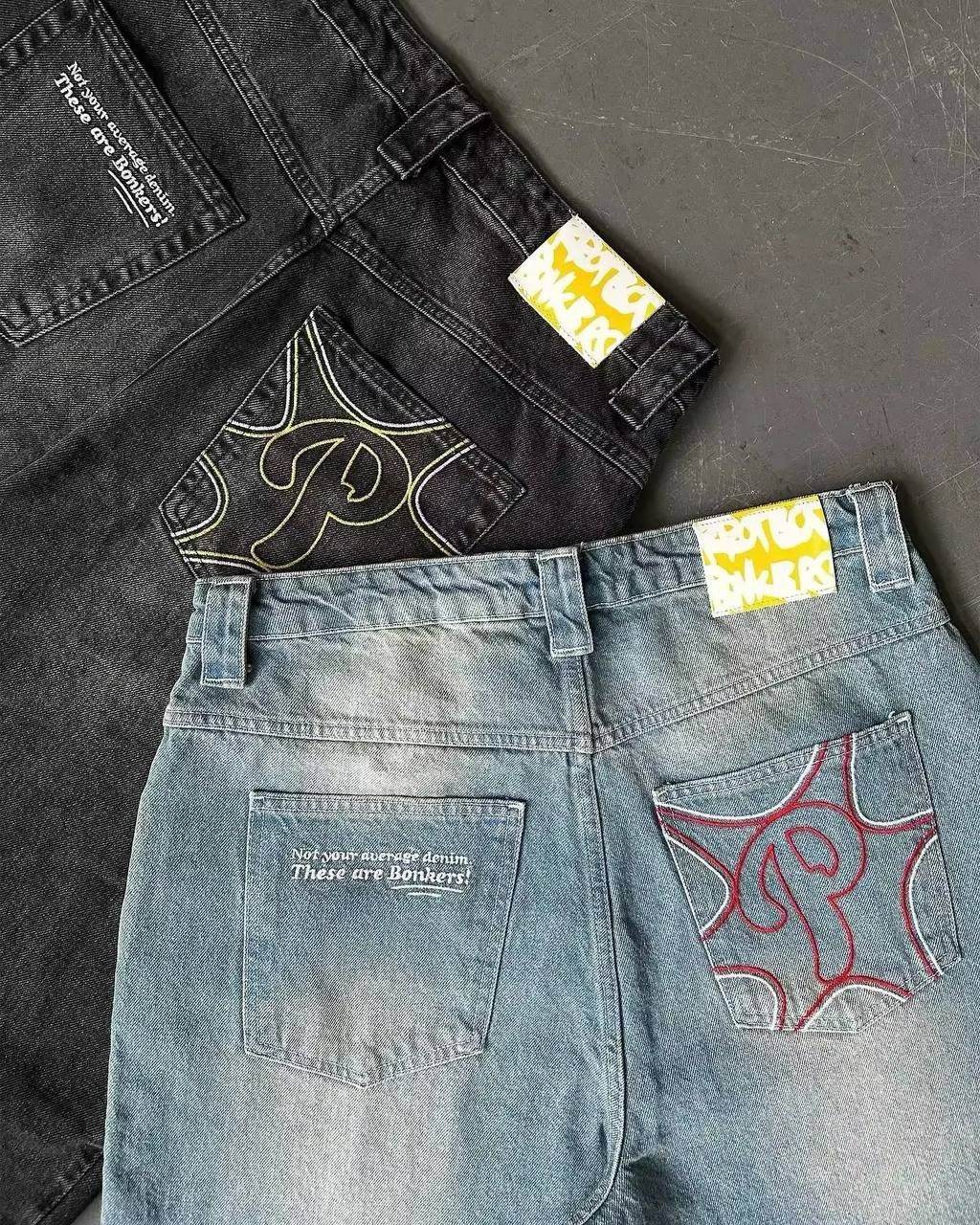Japanese Brand × Vintage vintage baggy high-waisted jeans Size US 34 / EU 50 - 1 Thumbnail