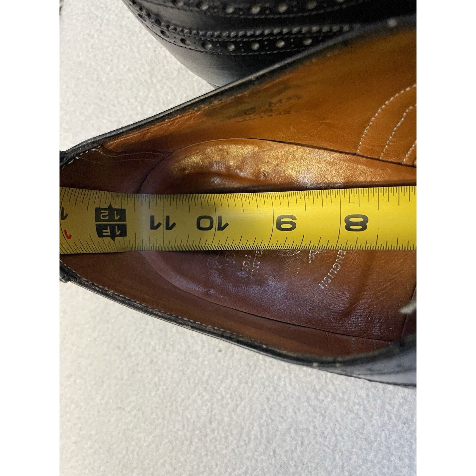 Brooks Brothers VTG Brooks Brothers Brooks English Devon Black Leather Size US 11.5 / EU 44-45 - 21 Thumbnail
