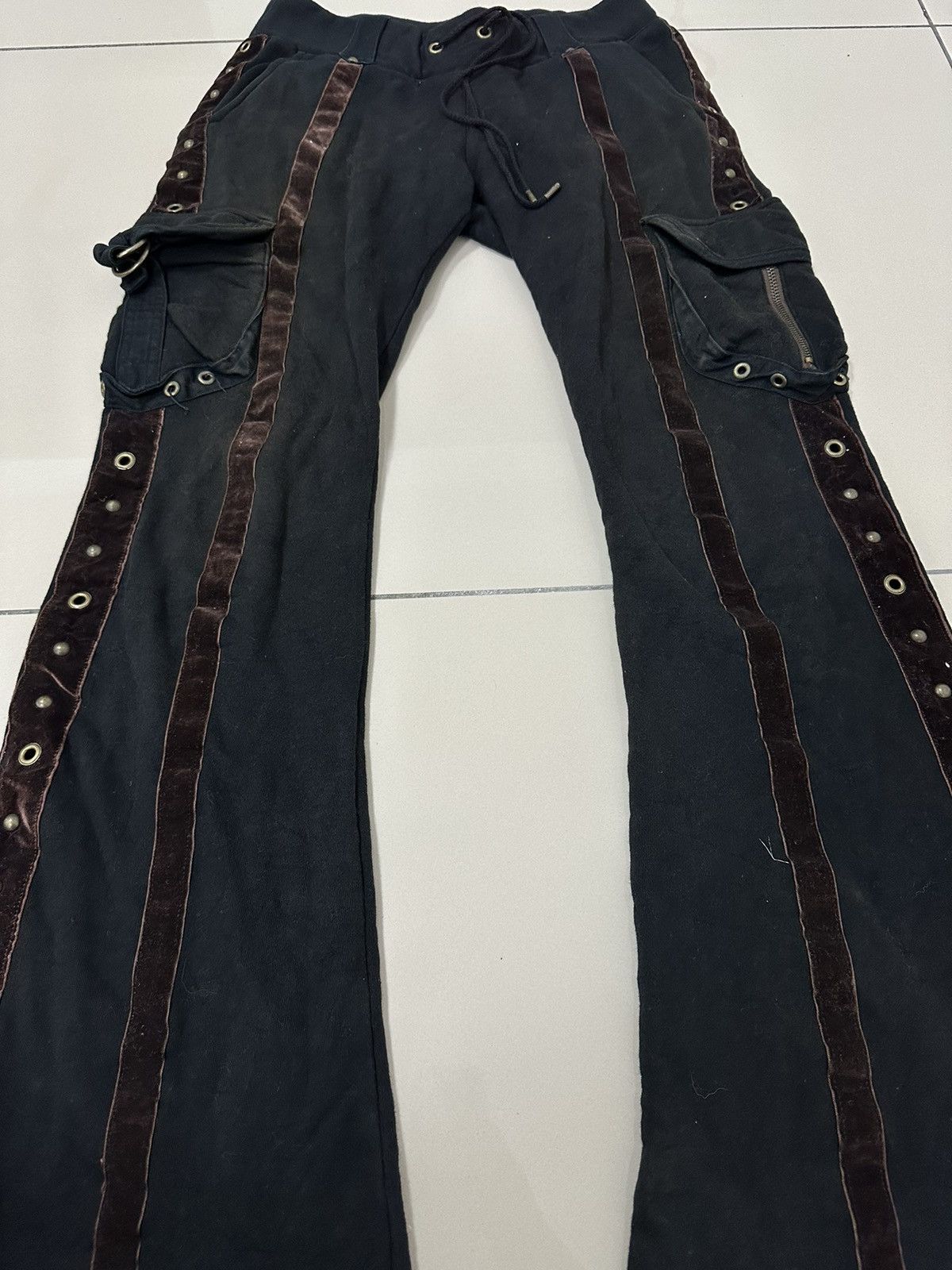 If Six Was Nine Japanese Brand Glory Bootcut Jogger Pant Cargo Pocket Design Size US 30 / EU 46 - 4 Thumbnail
