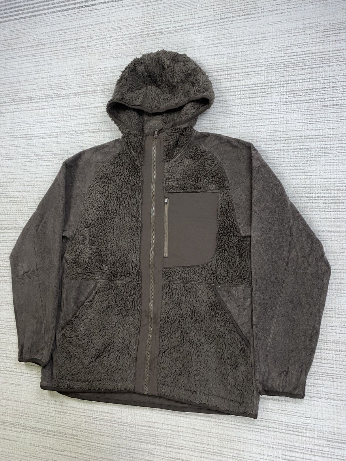 Uniqlo × Vintage × White Mountaineering Vintage Uniqlo White Mountaineering Sherpa Zipper Jacket Size US L / EU 52-54 / 3 - 4 Thumbnail
