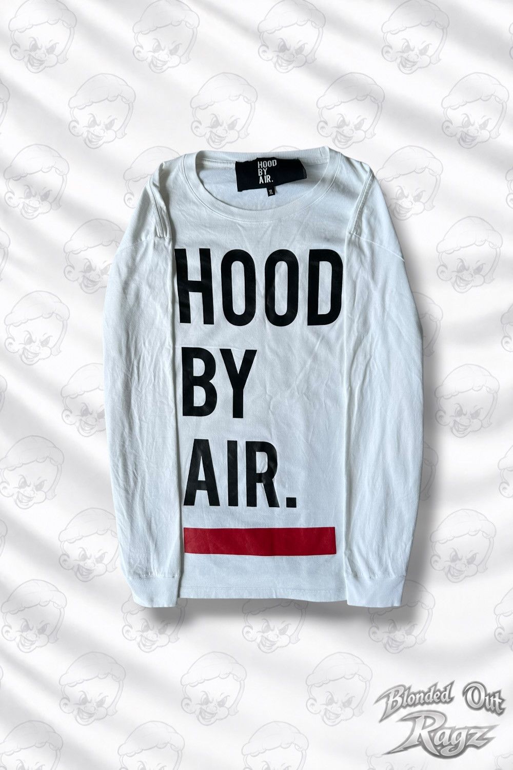 Hood By Air FW15 Hood By Air Runway Striped White Longsleeve Size US XL / EU 56 / 4 - 1 Thumbnail