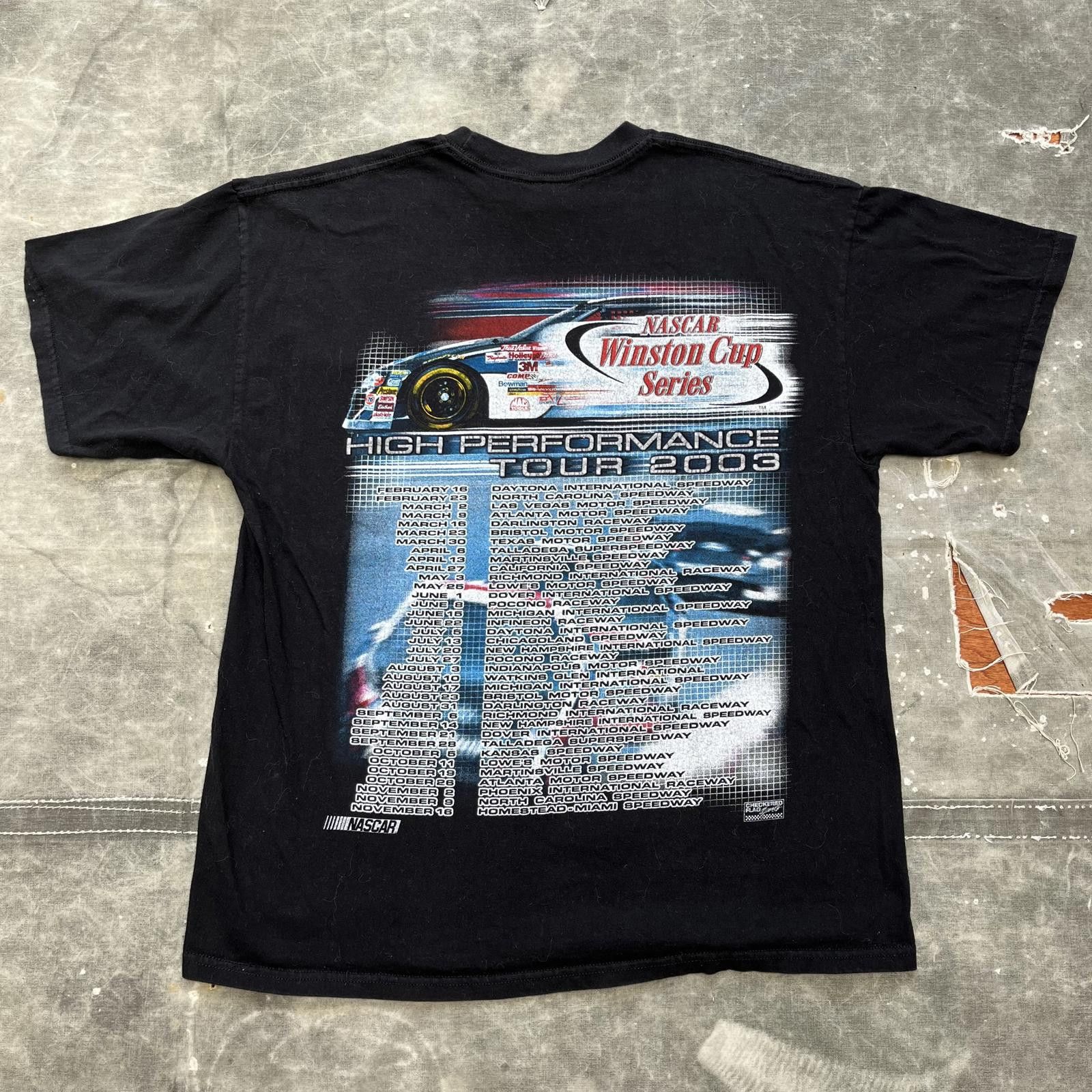 NASCAR × Vintage Vintage Y2K NASCAR Winston Cup Car Racing Shirt Size US XL / EU 56 / 4 - 2 Thumbnail