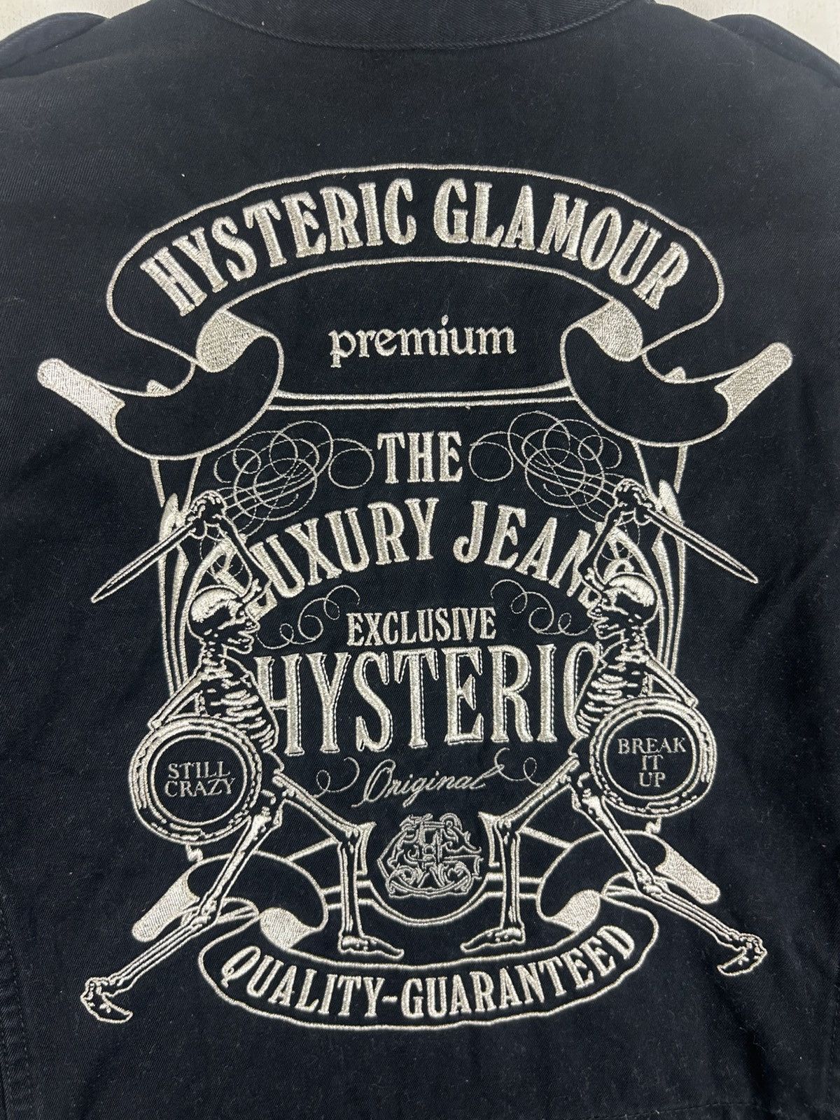 Japanese Brand Hysteric Glamour Black Punk Seditionaries Jacket/ Skull dsgn Size S / US 4 / IT 40 - 8 Thumbnail