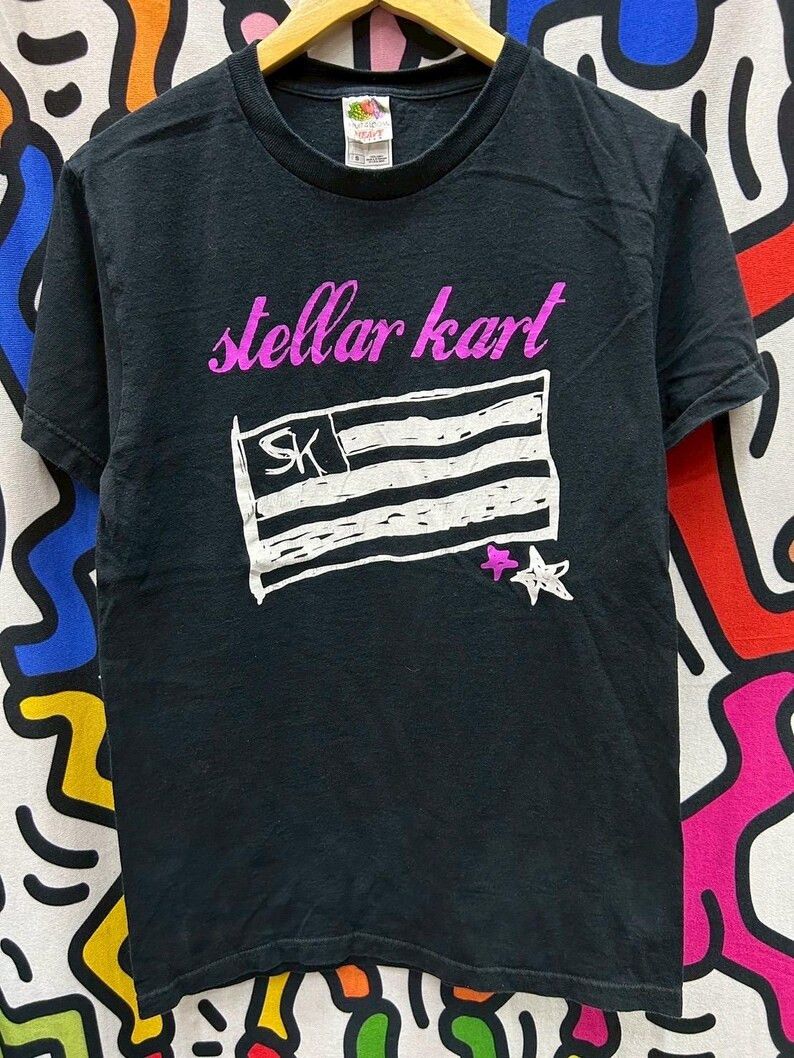 Vintage Vintage 2000s Stellar Kart Band tshirt size S Size US S / EU 44-46 / 1 - 2 Thumbnail