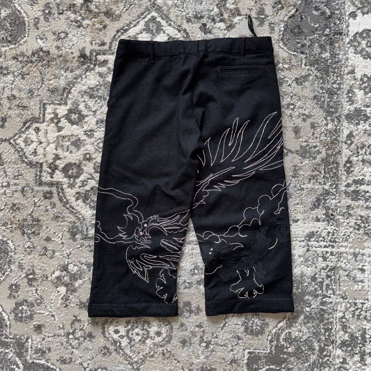 Maharishi Maharishi Wool Flannel Capri Dragon Embroidery 3M Pants Size 29" - 1 Thumbnail