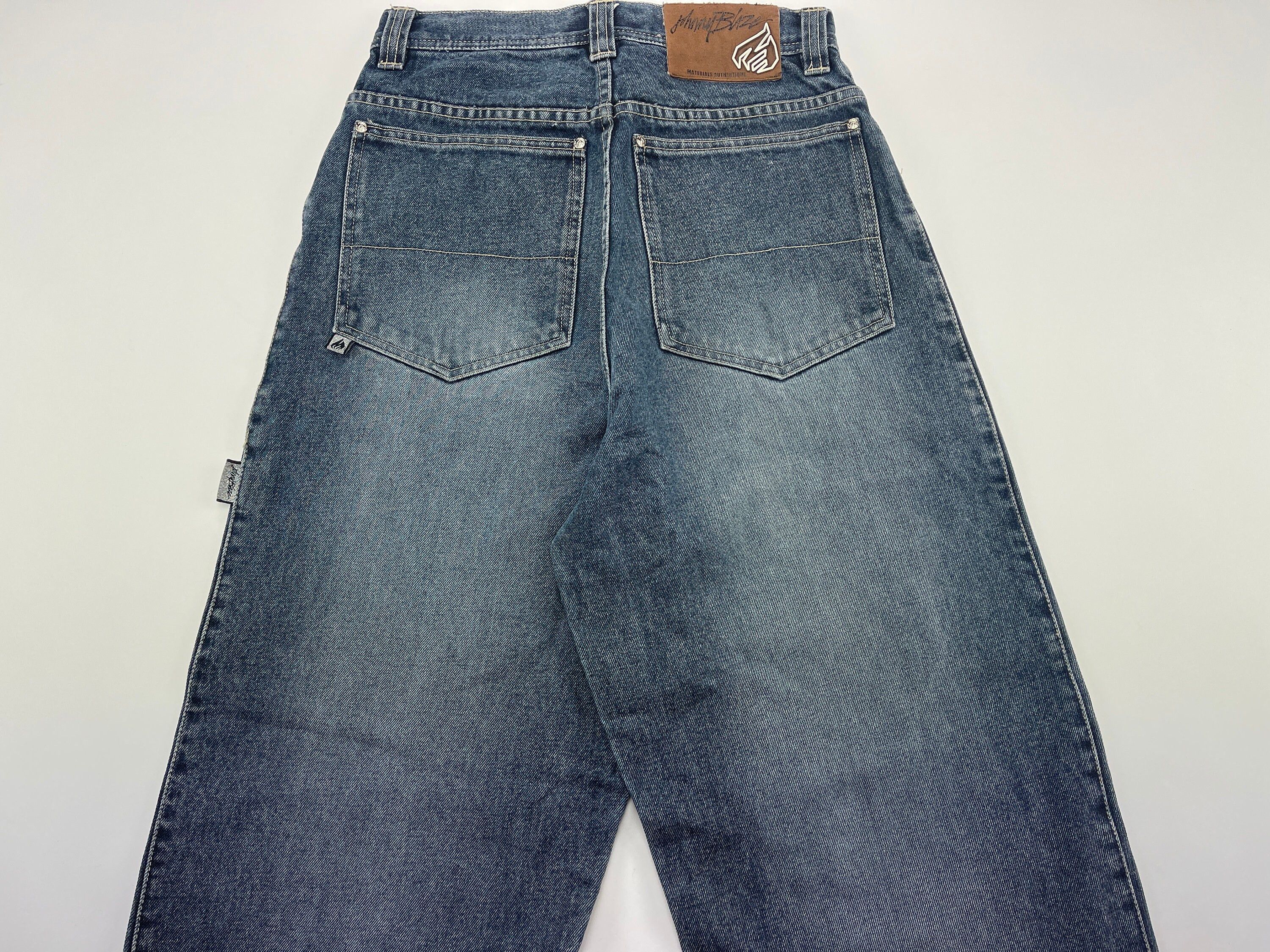 Wu-Tang Clan Johnny Blaze jeans vintage Wu Wear Wu Tang Clan 90s 1990s 28 Size US 28 / EU 44 - 10 Thumbnail