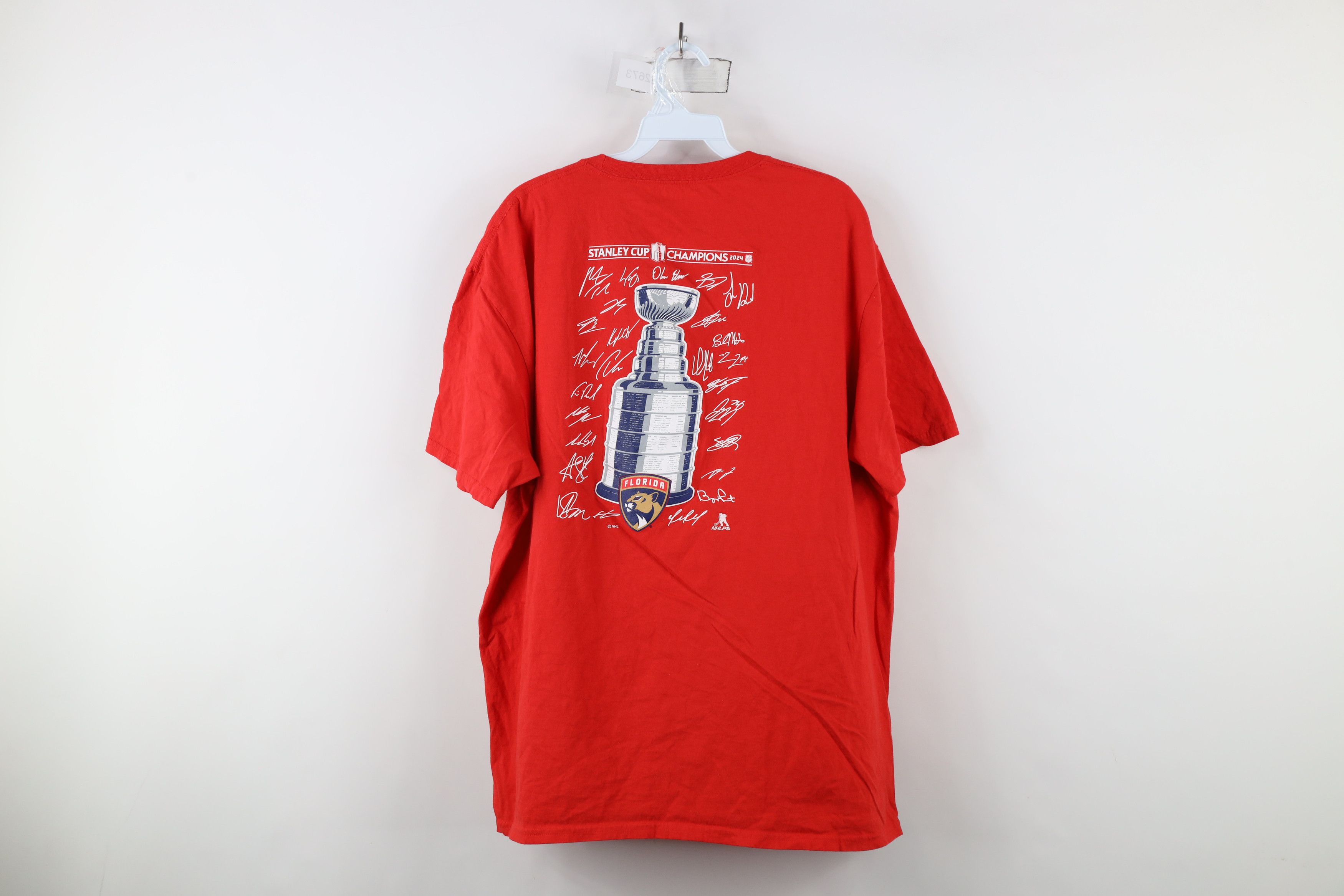 Vintage Fanatics 2024 Stanley Cup Champions Florida Panthers T-Shirt Size US XL / EU 56 / 4 - 10 Thumbnail