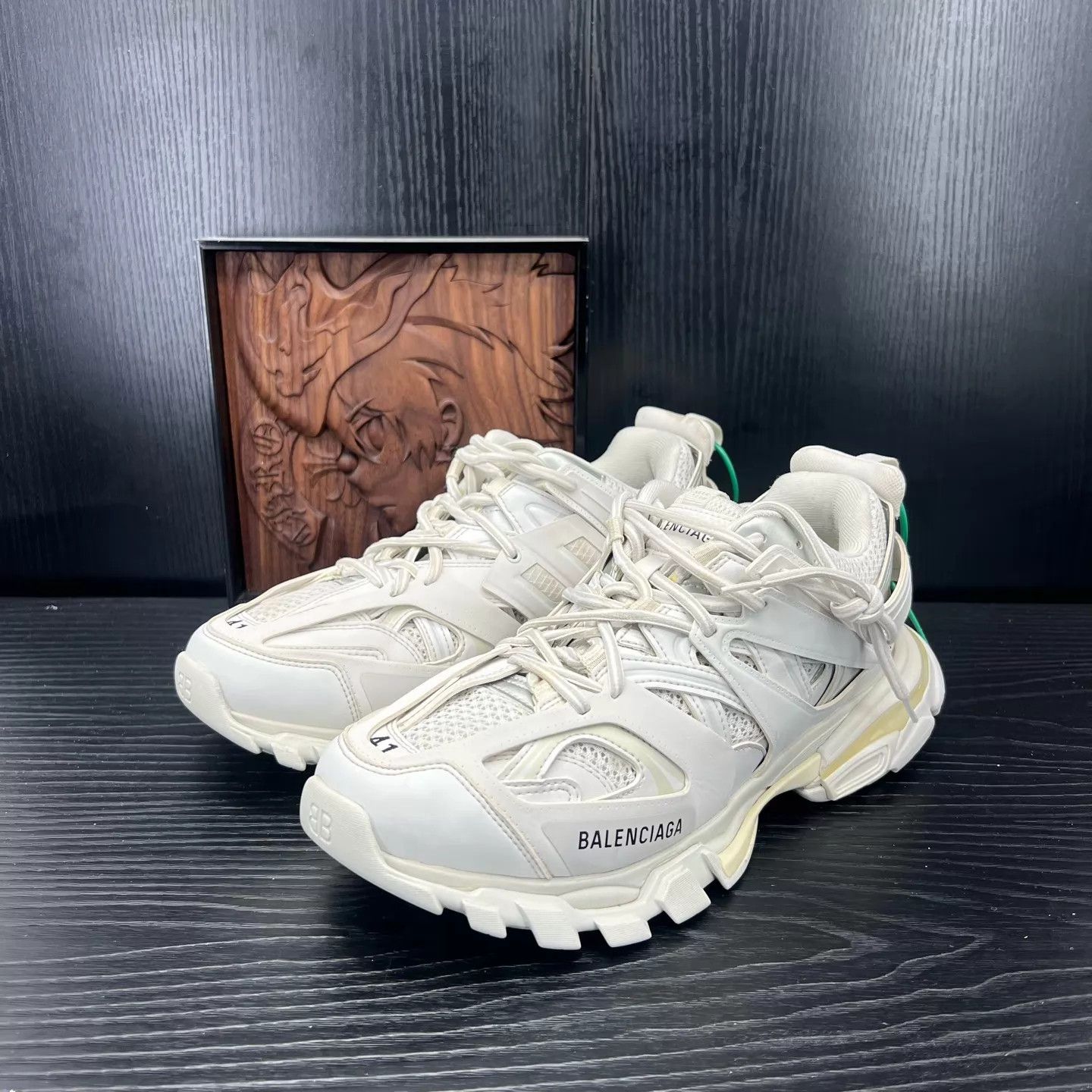 Balenciaga Balenciaga Track White 41 Original Box Like New Size US 8 / EU 41 - 1 Thumbnail