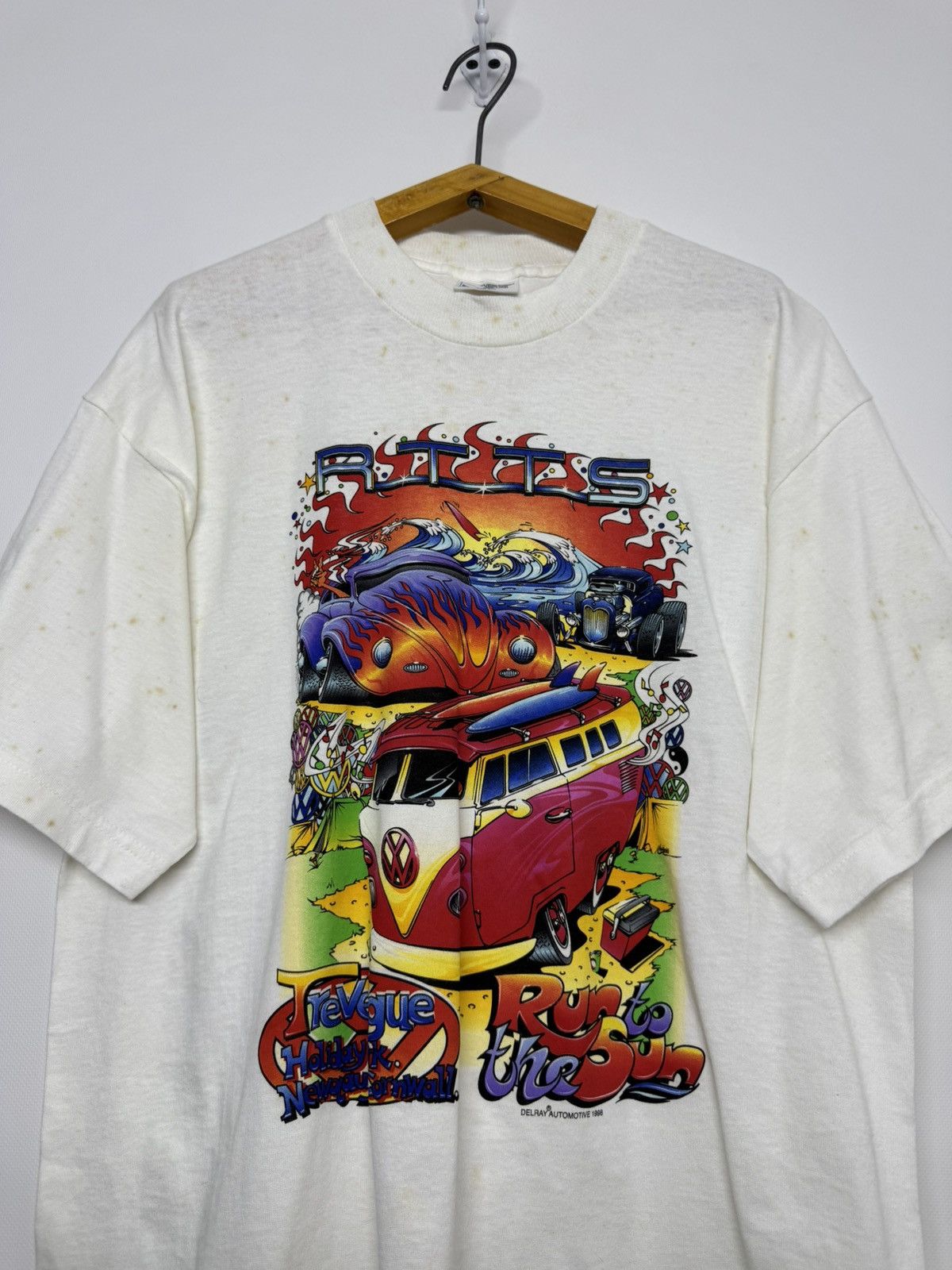 Vintage Vintage Y2k Volkswagen T-Shirt 90’s Size US L / EU 52-54 / 3 - 2 Thumbnail