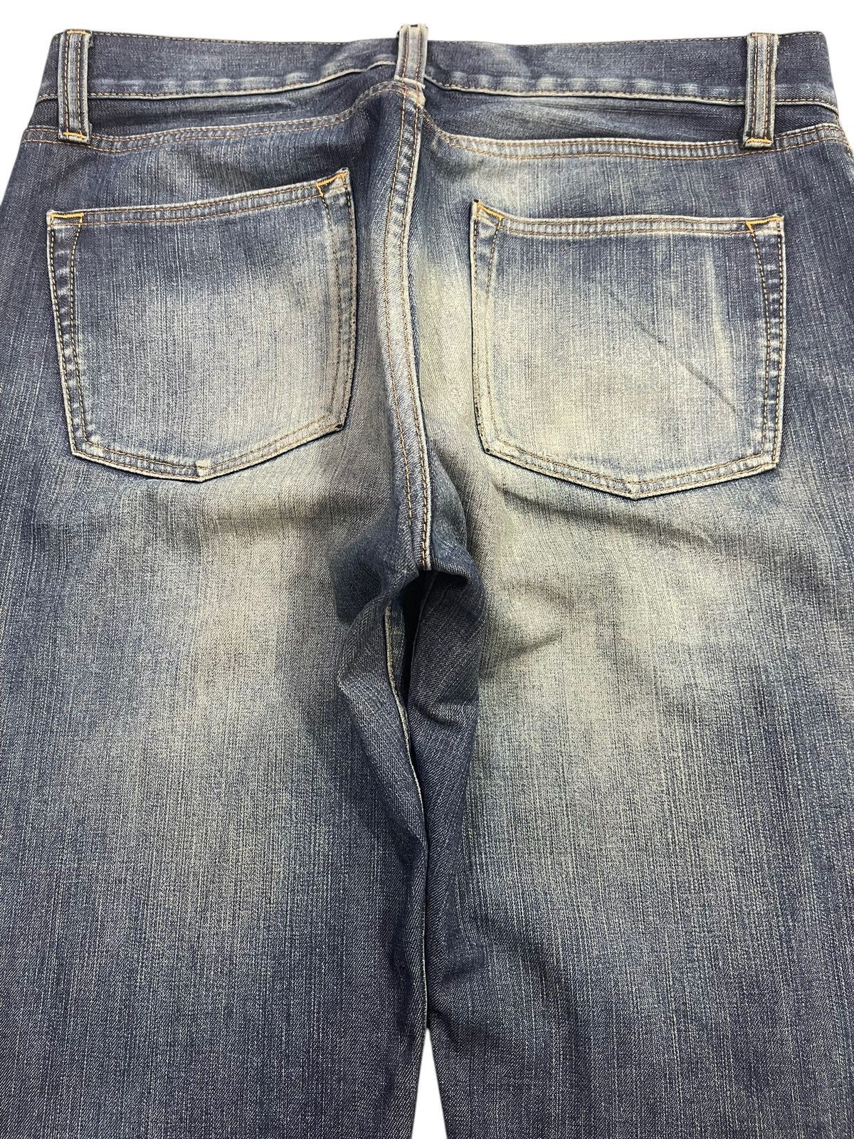 Uniqlo Vintage Japanese Uniqlo Mud Faded Wash Style Loose Jeans Size US 32 / EU 48 - 5 Thumbnail