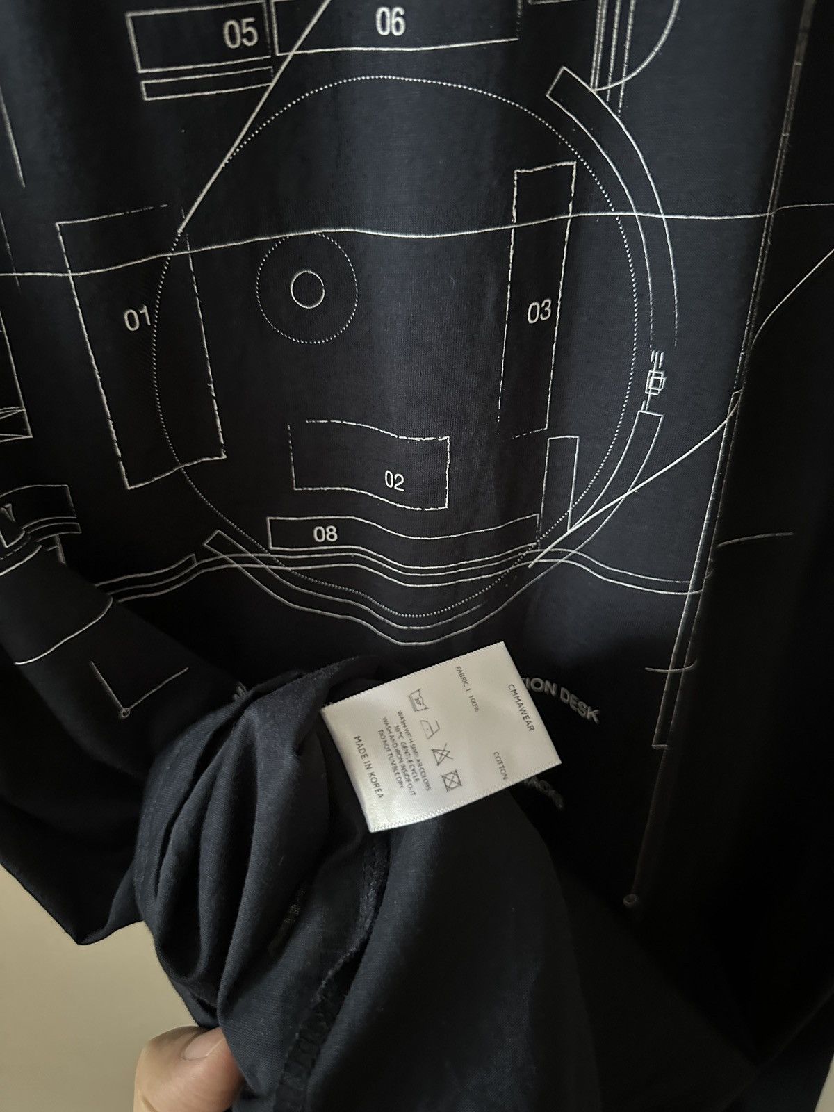 CMMAWEAR × Vuja De CMMAWEAR X VUJA DE SS25 navy tee Size US XL / EU 56 / 4 - 7 Thumbnail