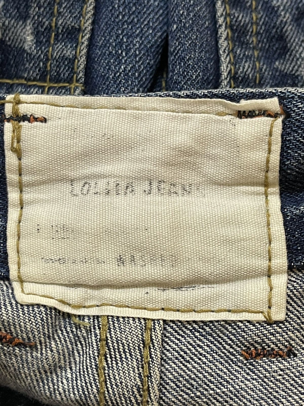 If Six Was Nine Vintage Japanese Brand Blue Faded Wash Style Jeans Size US 30 / EU 46 - 11 Thumbnail